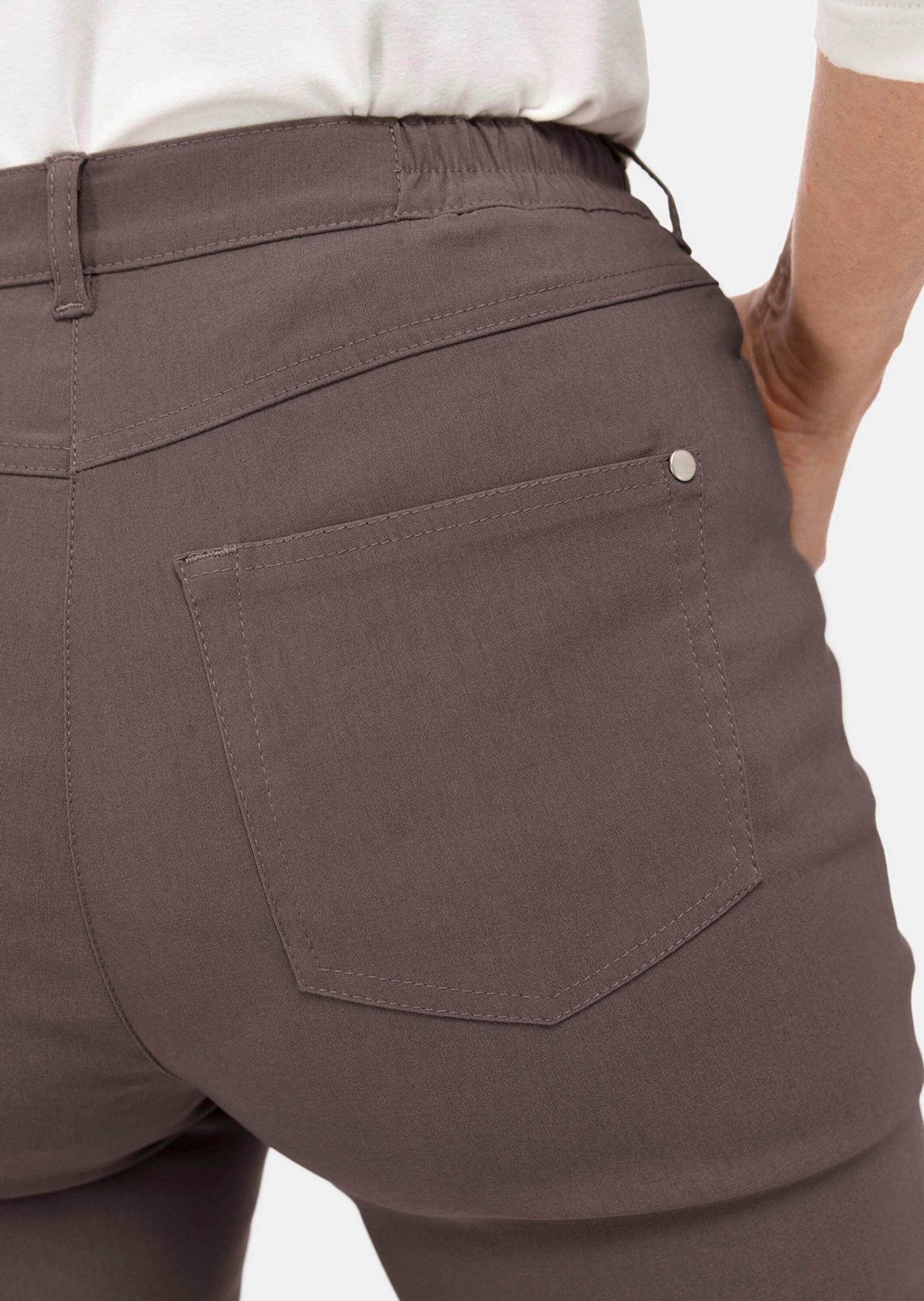 GOLDNER Stoffhose »Kurzgröße Perfekte Super-Stretch-Hose CARLA«