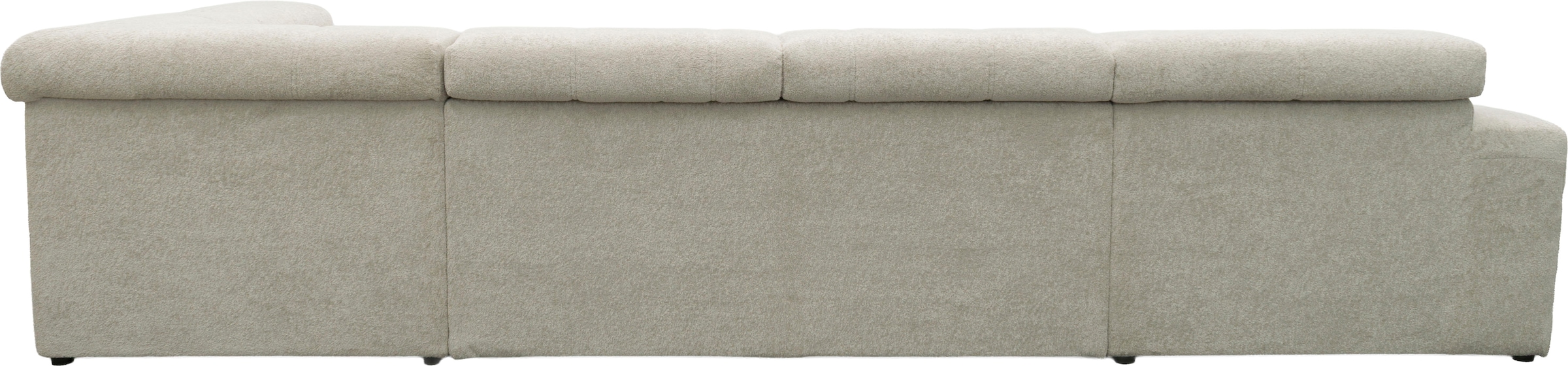 OTTO home Wohnlandschaft »Ballerup 359 x 228 cm, auch mit verstellbarer Sitztiefe« Kopfteile verstellbar, Pet Friendly Bezug, U-Form