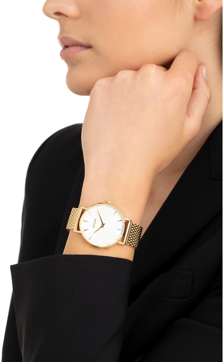 JOOP! Quarzuhr, Armbanduhr, Damenuhr, analog, Edelstahlarmband