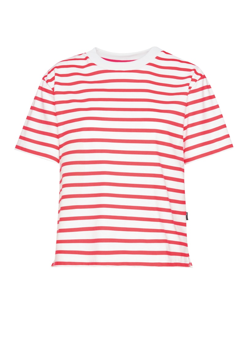 Trigema T-Shirt »TRIGEMA Cropped T-Shirt mit Ringelmuster«, (1 tlg.)