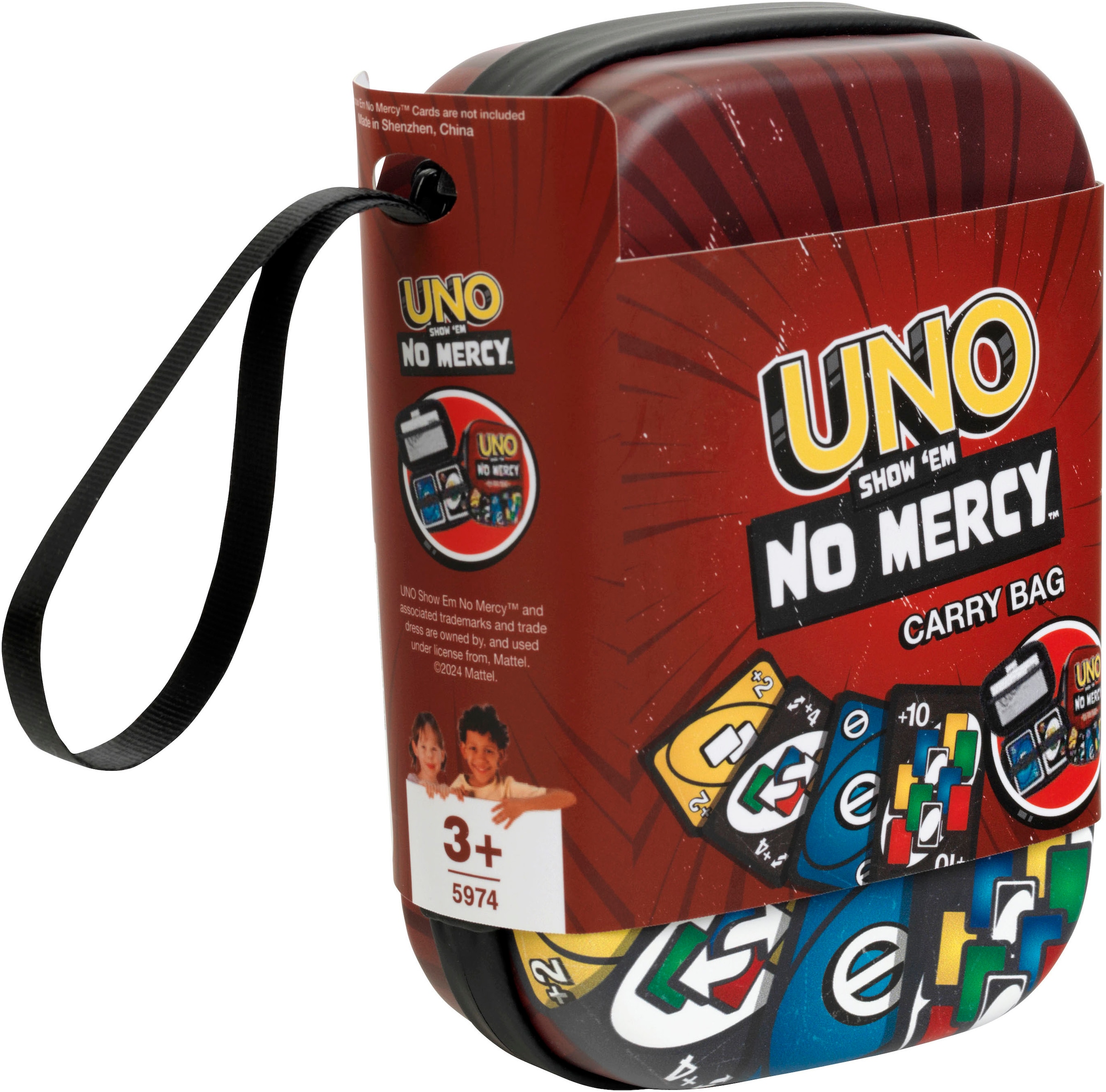 Klein Tragetasche »UNO Show 'em No Mercy - Tragetasche« Aufbewahrungstasche für Spielkarten und Anleitung