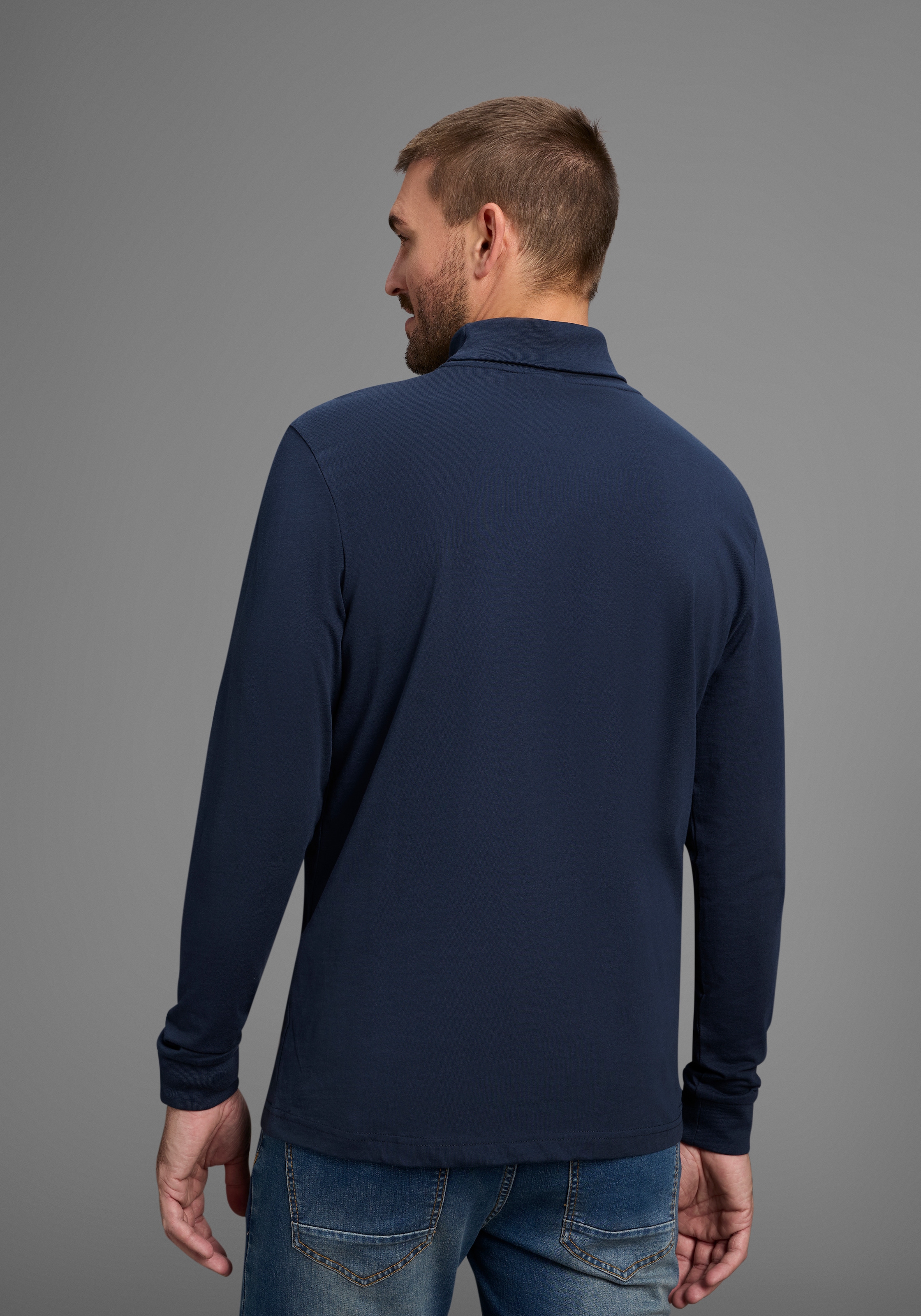 Bruno Banani Rollkragenshirt, auch zum Unterziehen