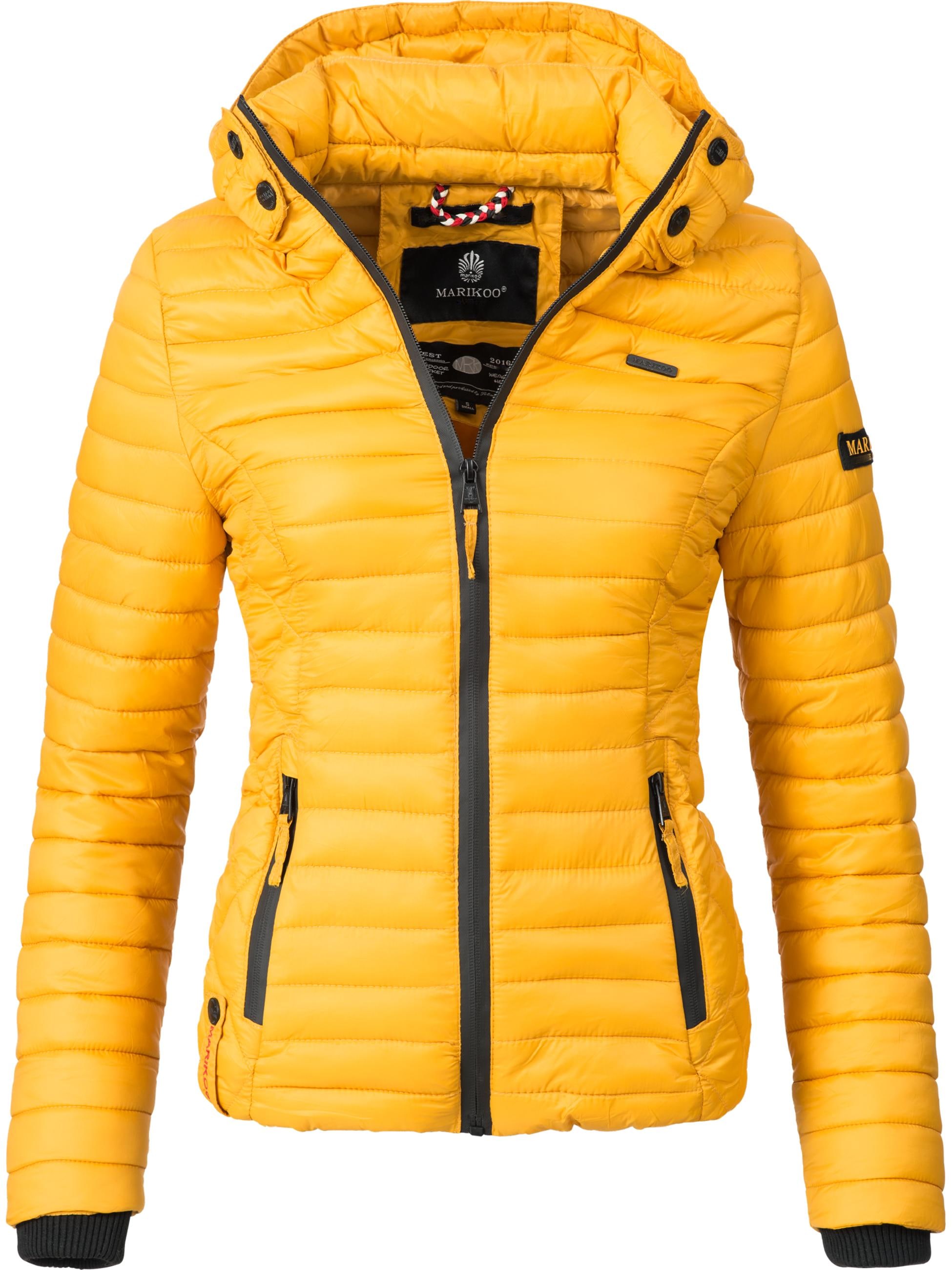 Marikoo Steppjacke »Steppjacke Samtpfote«, mit Kapuze, ultraleichte Übergangsjacke mit Kapuze