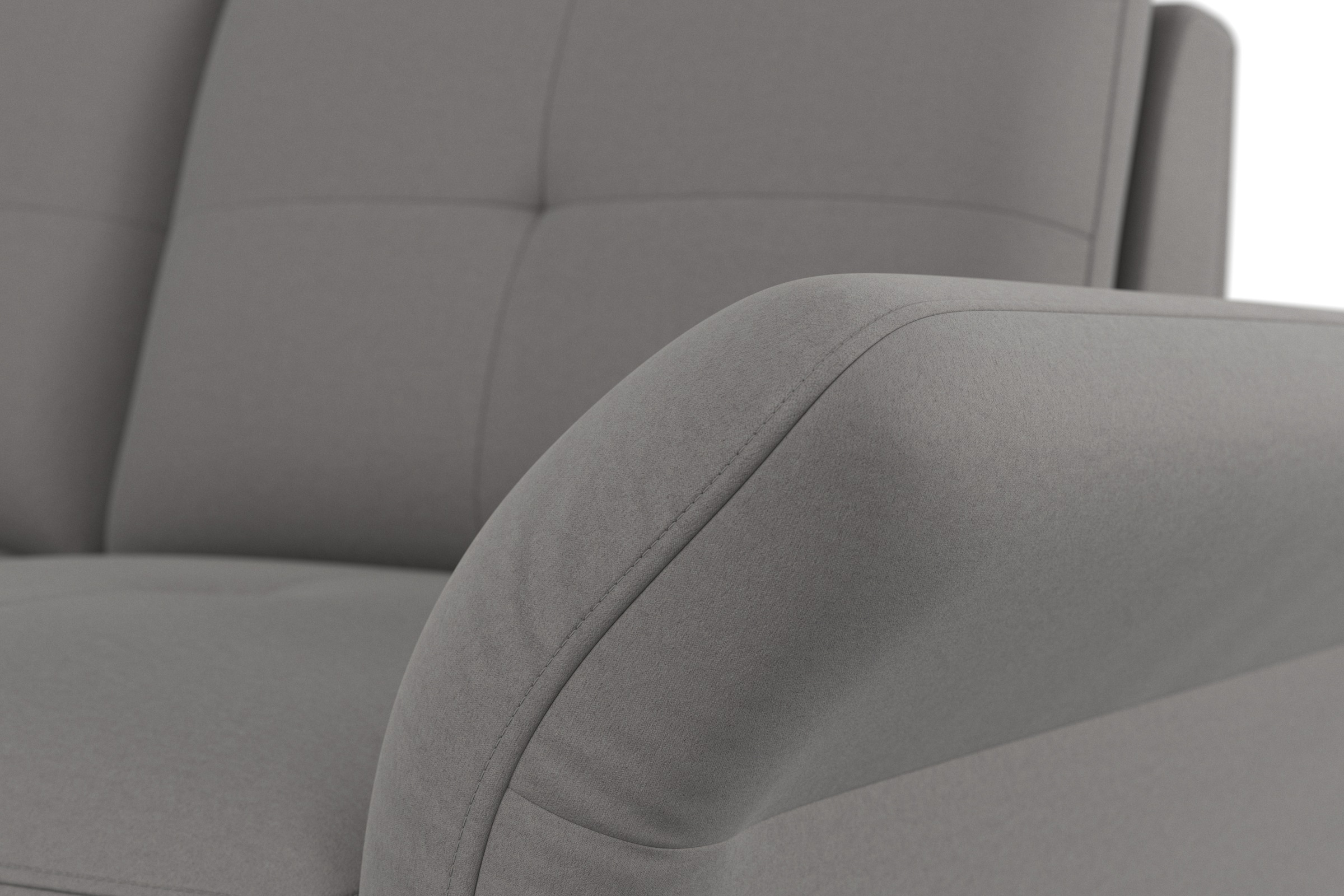 PLACES OF STYLE Ecksofa »Calando L-Form« wahlweise mit Bettfunktion , Bettkasten und Armteilfunktion