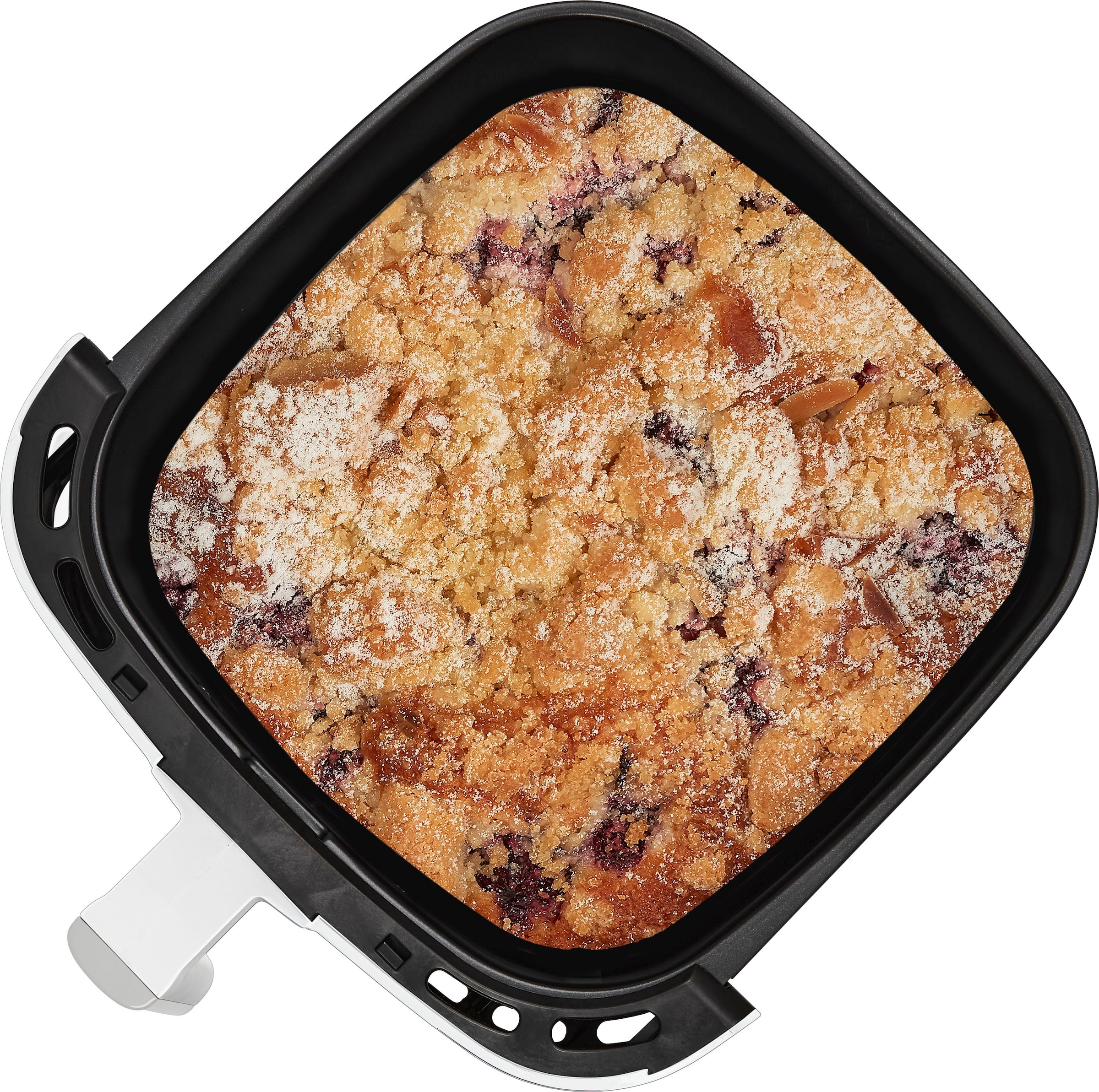 Medion® Heißluftfritteuse »mit 2 Heizelementen MD11750 P10 XL Duo, großer«, 2000 W, Fassungsvermögen 6,8 l, Frittierkorb; Nutzinhalt 6,3 L; Schüttelalarm, 9 Automatikprogramme