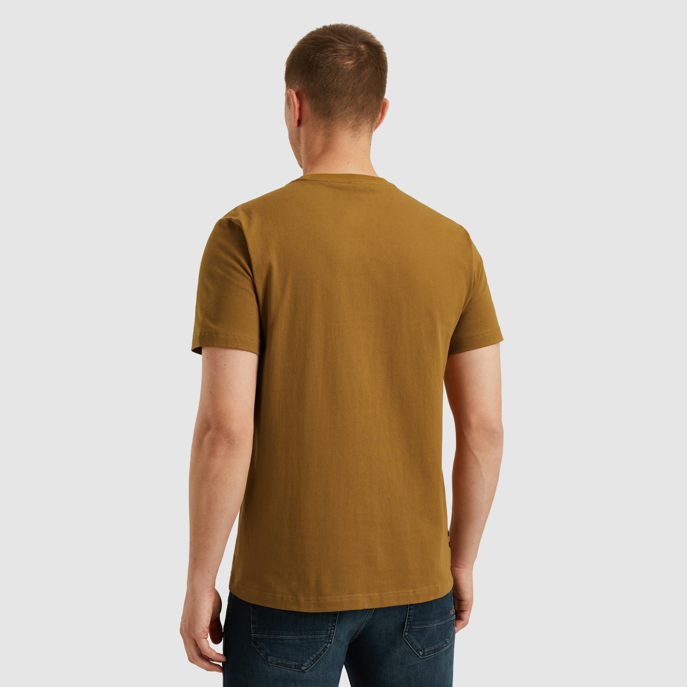 PME LEGEND T-Shirt »Short sleeve r-neck open end jersey«, mit Logo-Print