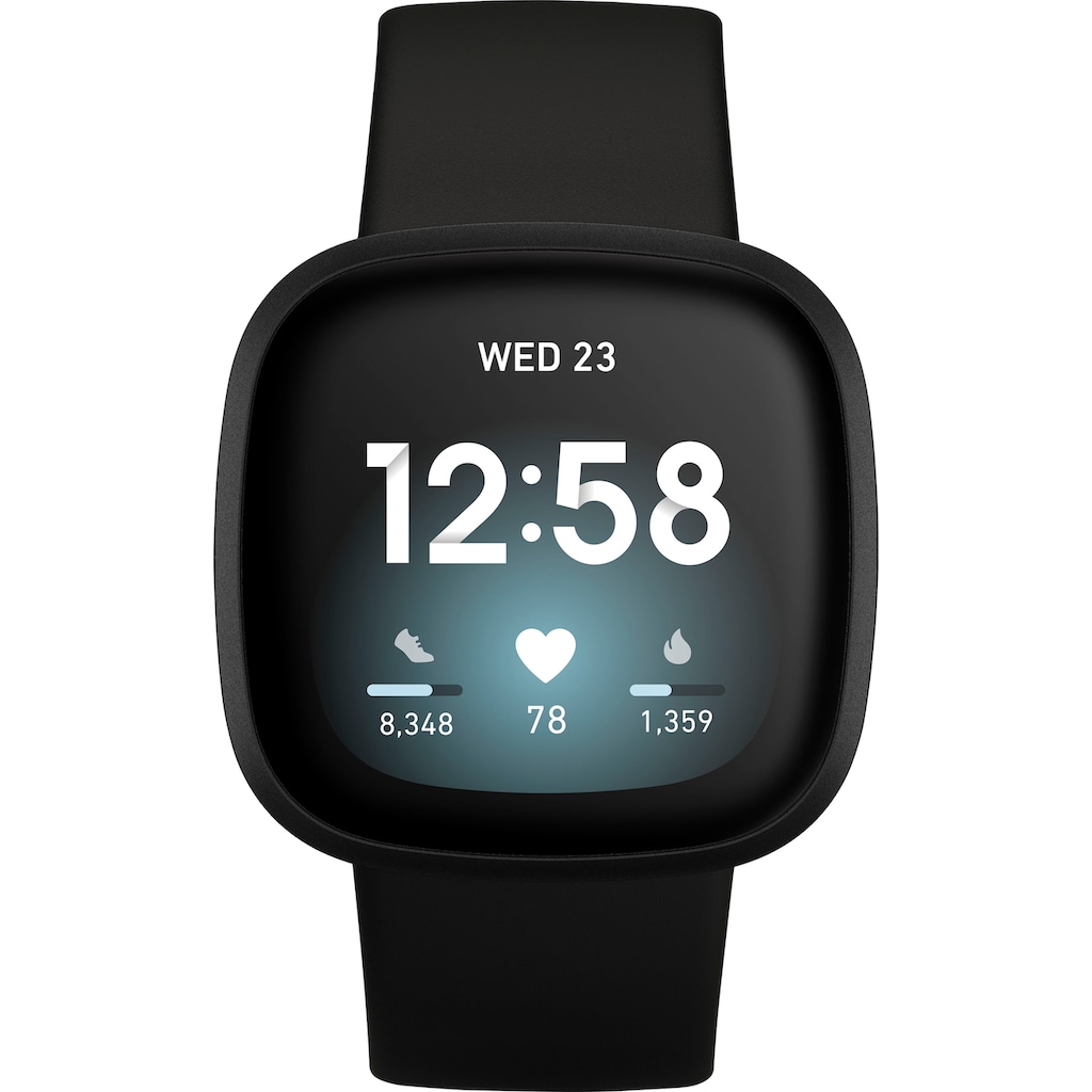 fitbit by Google Smartwatch »Versa 3«, (FitbitOS5)