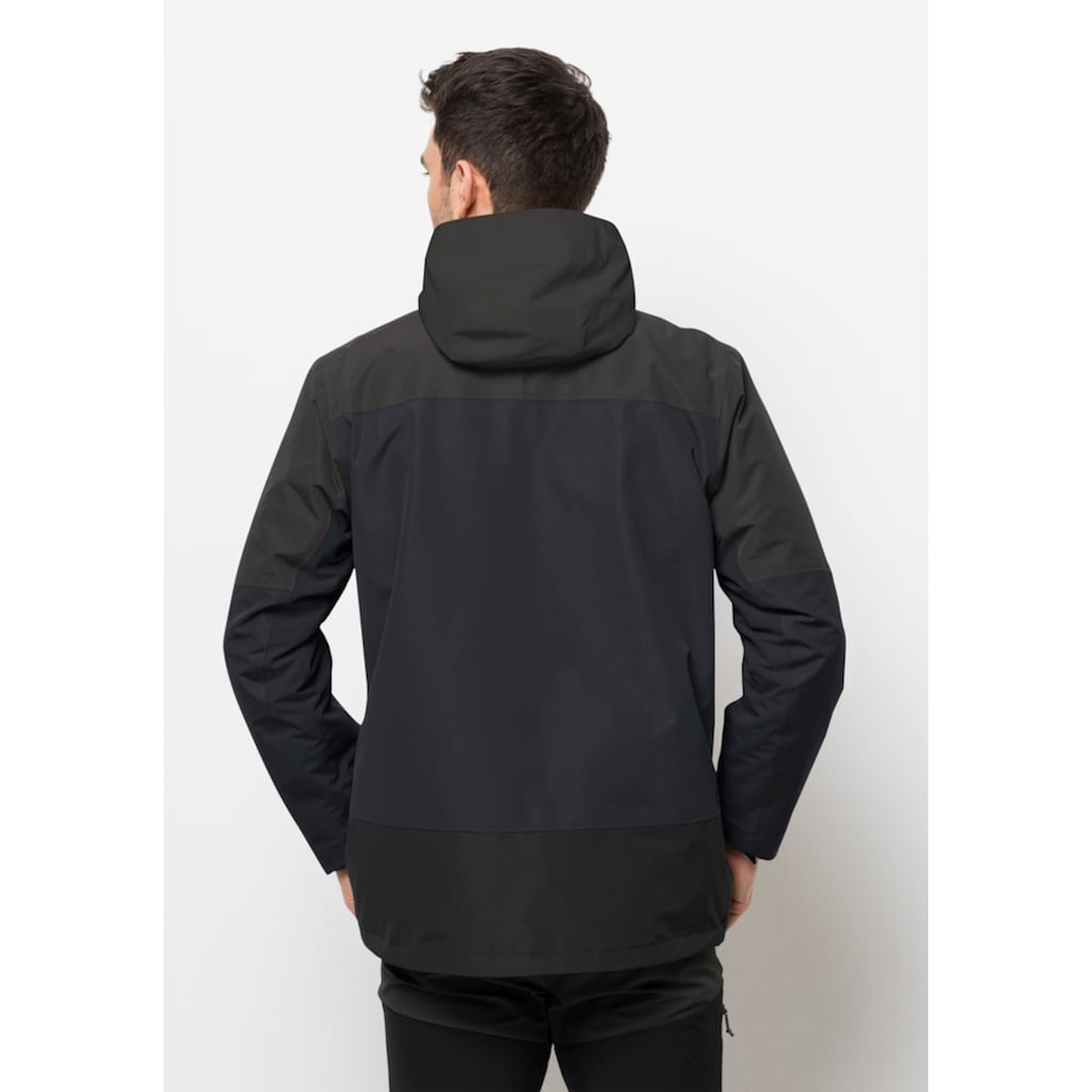 Jack Wolfskin 3-in-1-Funktionsjacke »DNA TUNDRA 3IN1 JKT M«, (2 teilig), mit Kapuze