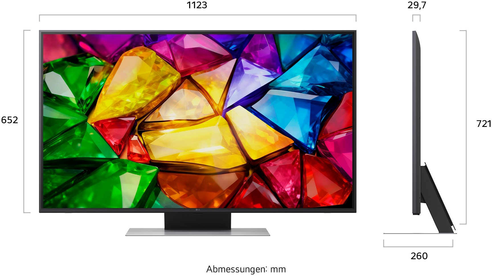 LG Mini-LED-Fernseher »50MRGB87B9B« 126 cm/50 ″ Smart-TV