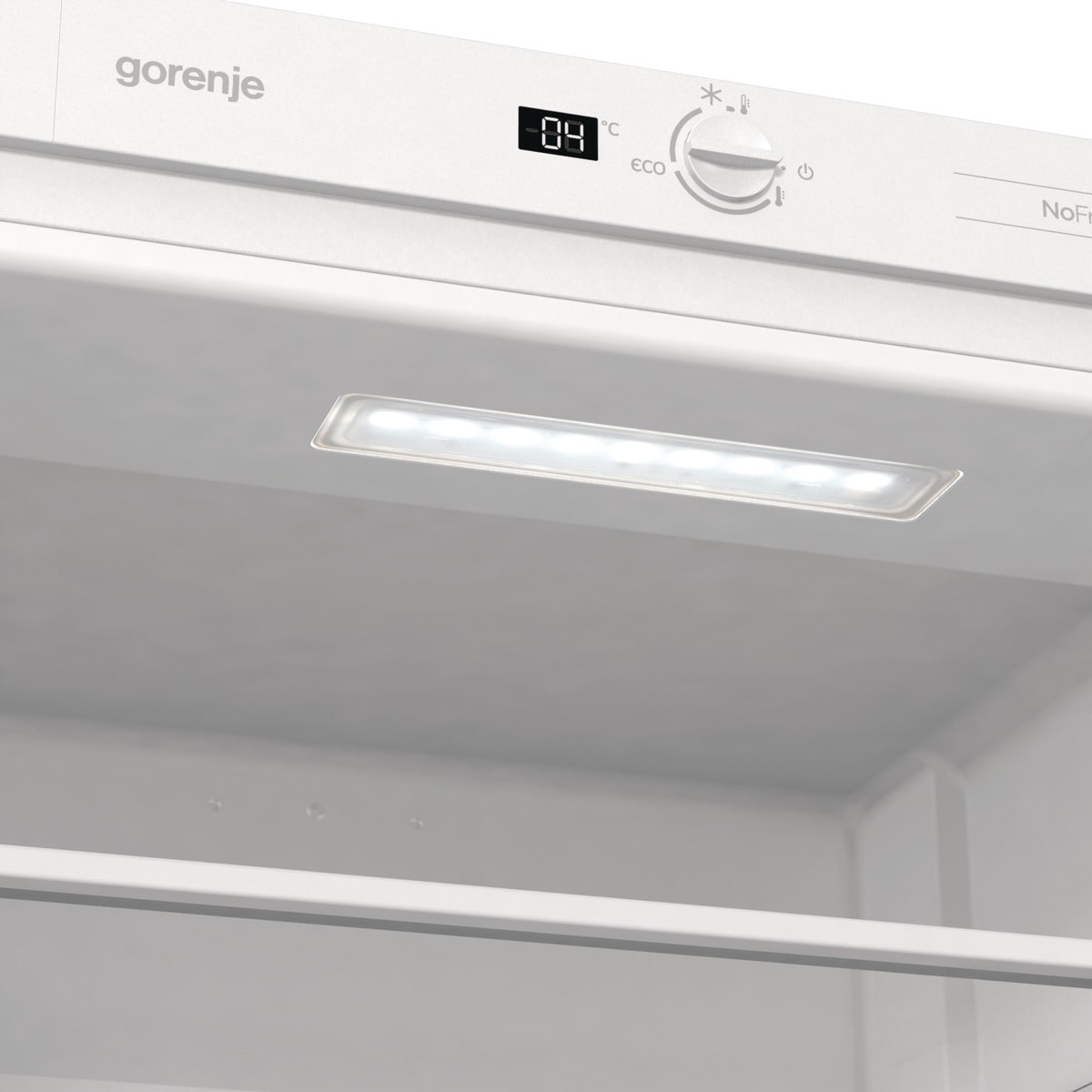 GORENJE Einbaukühlgefrierkombination »NRKI 218 EE1«, LED-Display