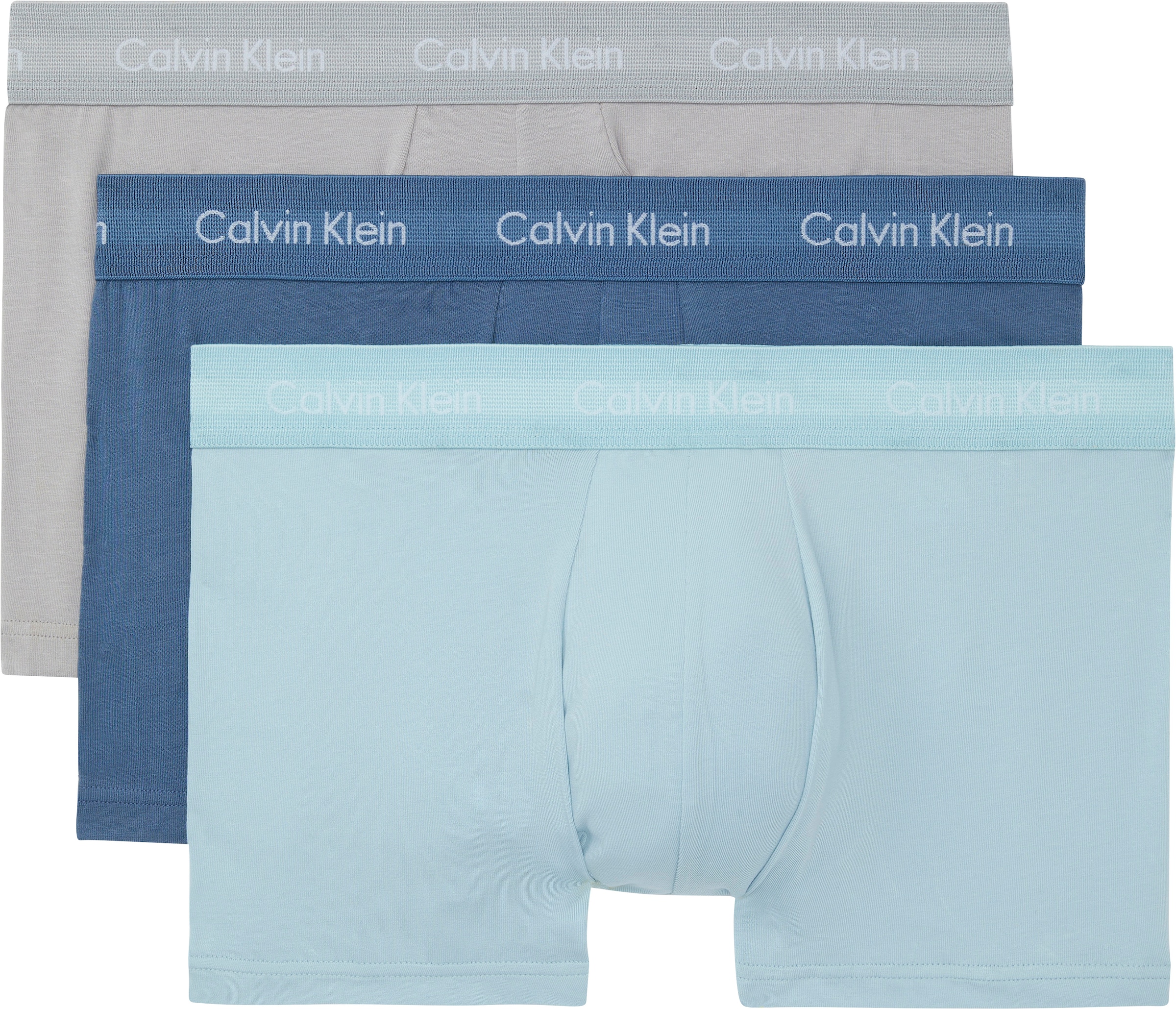 Calvin Klein Underwear Trunk »LOW RISE TRUNK 3PK« Packung, 3er-Pack, 3 Stk. mit Logoschriftzügen
