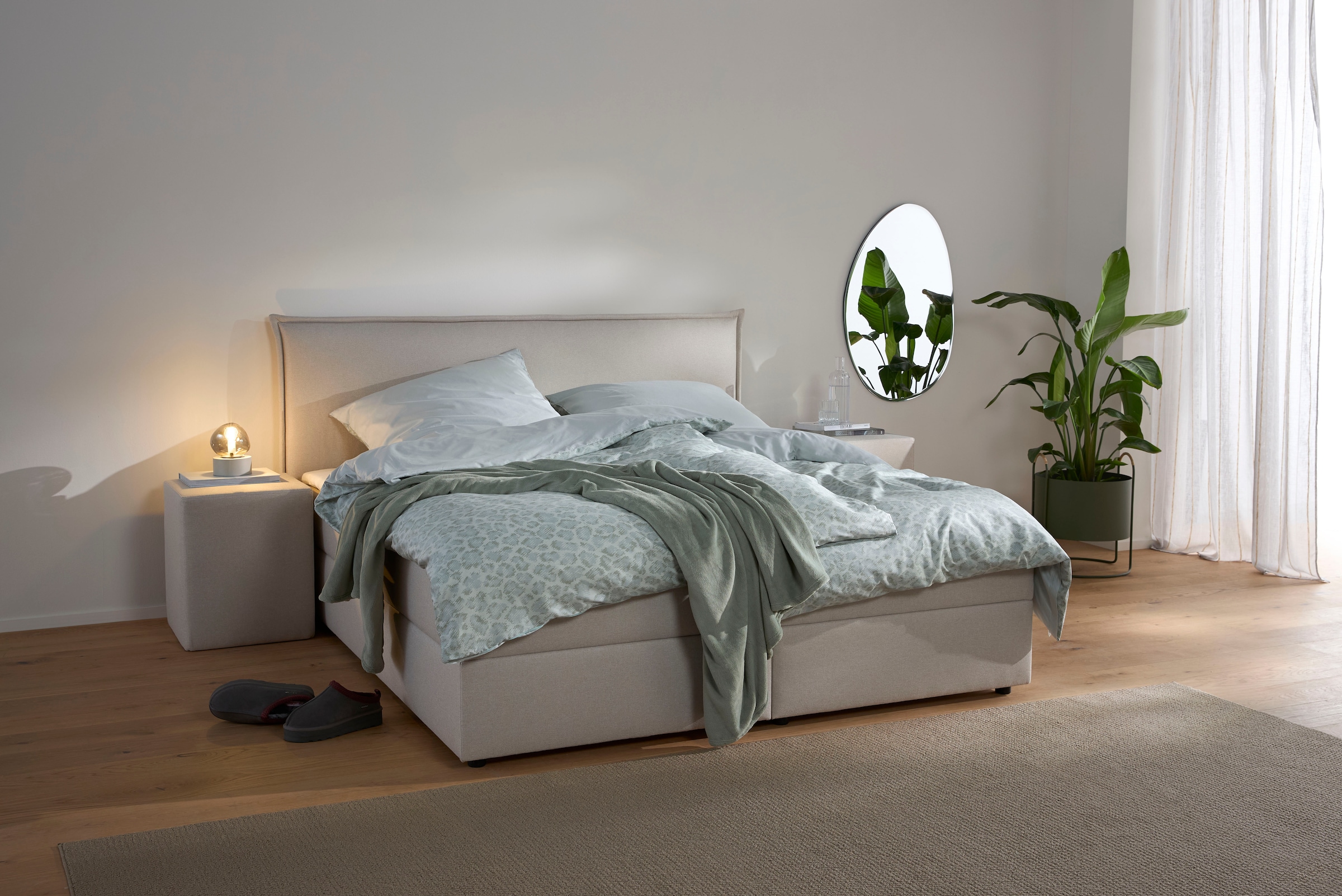 s.Oliver Wandspiegel »Lucee« ovalförmig, ca. 88,5x59cm, mattierter dezenter Rahmen