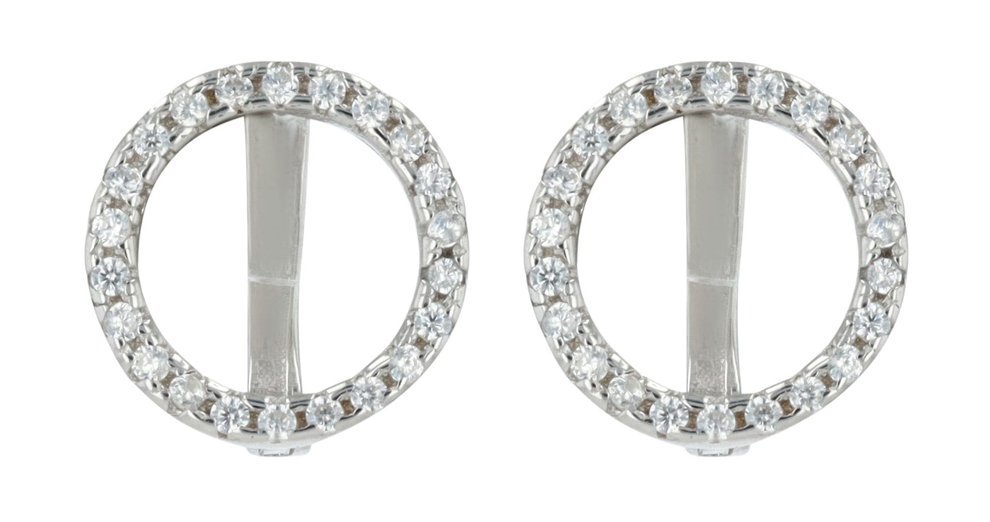 Adelia´s Paar Creolen »Damen Ohrringe ¿ Klappcreole aus 925 Silber«