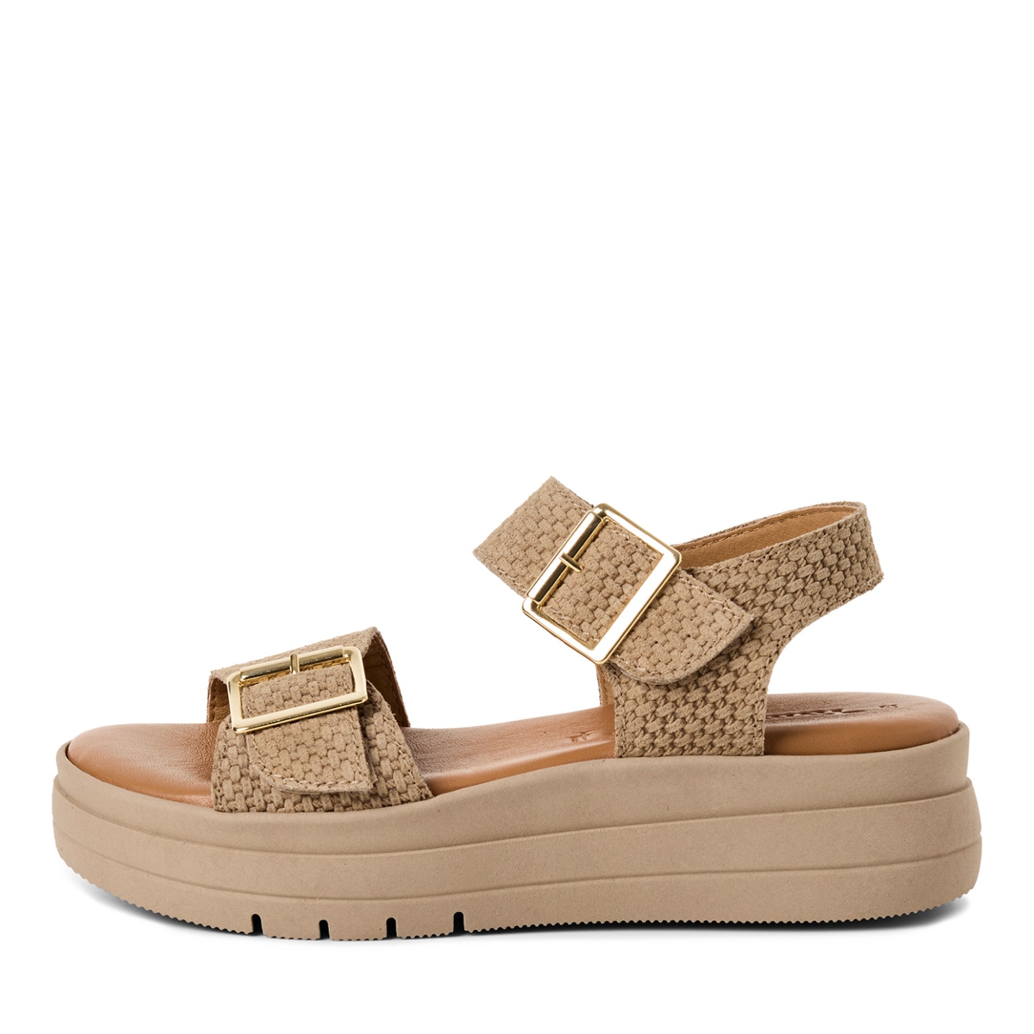 Tamaris Sandalette  Plateau, Riemchensandale, Sommerschuh mit Logoschriftzug