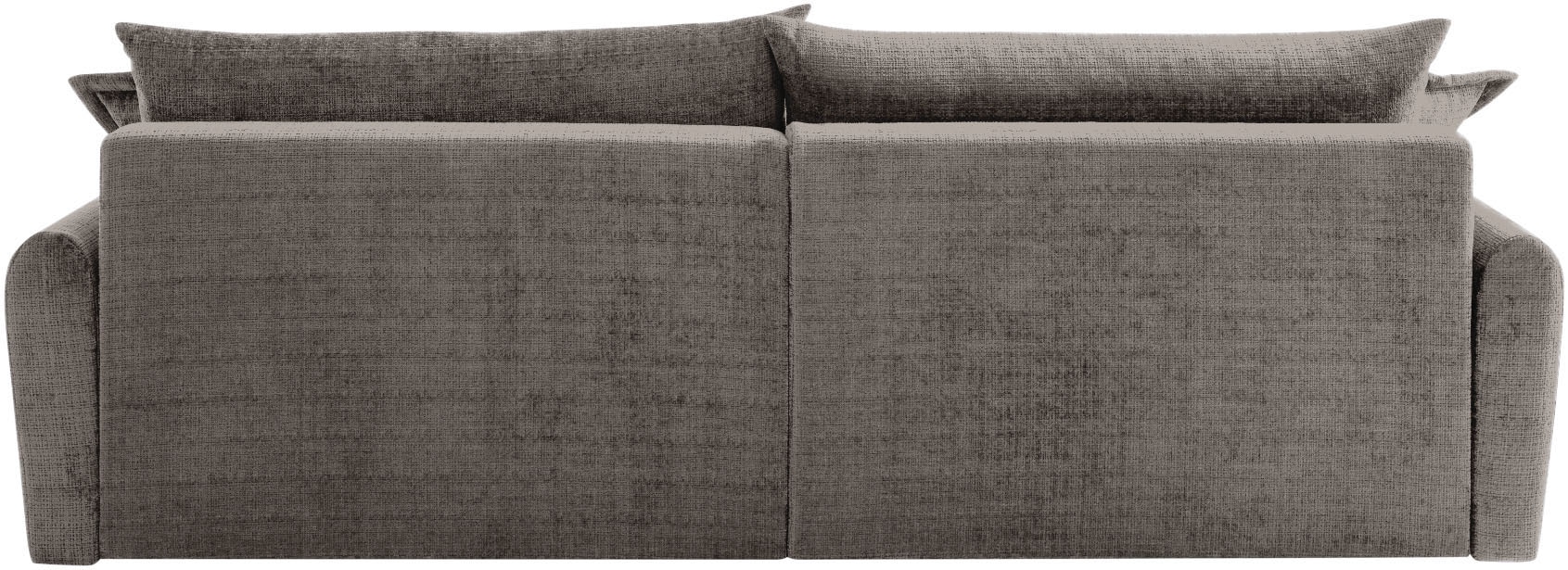 Home affaire Big-Sofa »Finca XXL, B: 247 cm« 4 Zierkissen, Mega-Sofa, in Cord oder Chenille-Struktur, Federkern