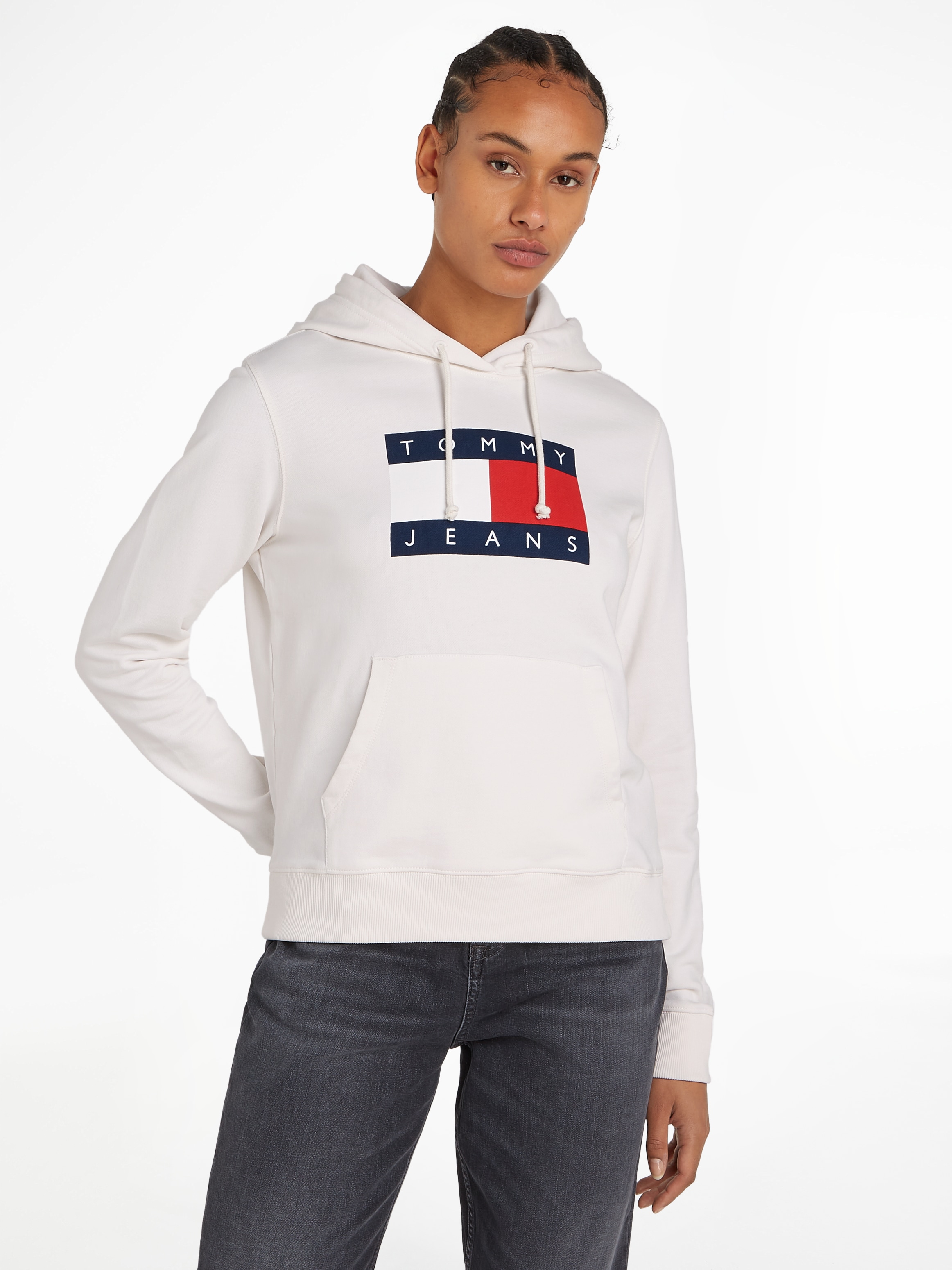 Kapuzensweatshirt »TJW REG TOMMY FLAG HOODIE EXT«, mit Kapuze, Tommy Jeans Logo-Flag