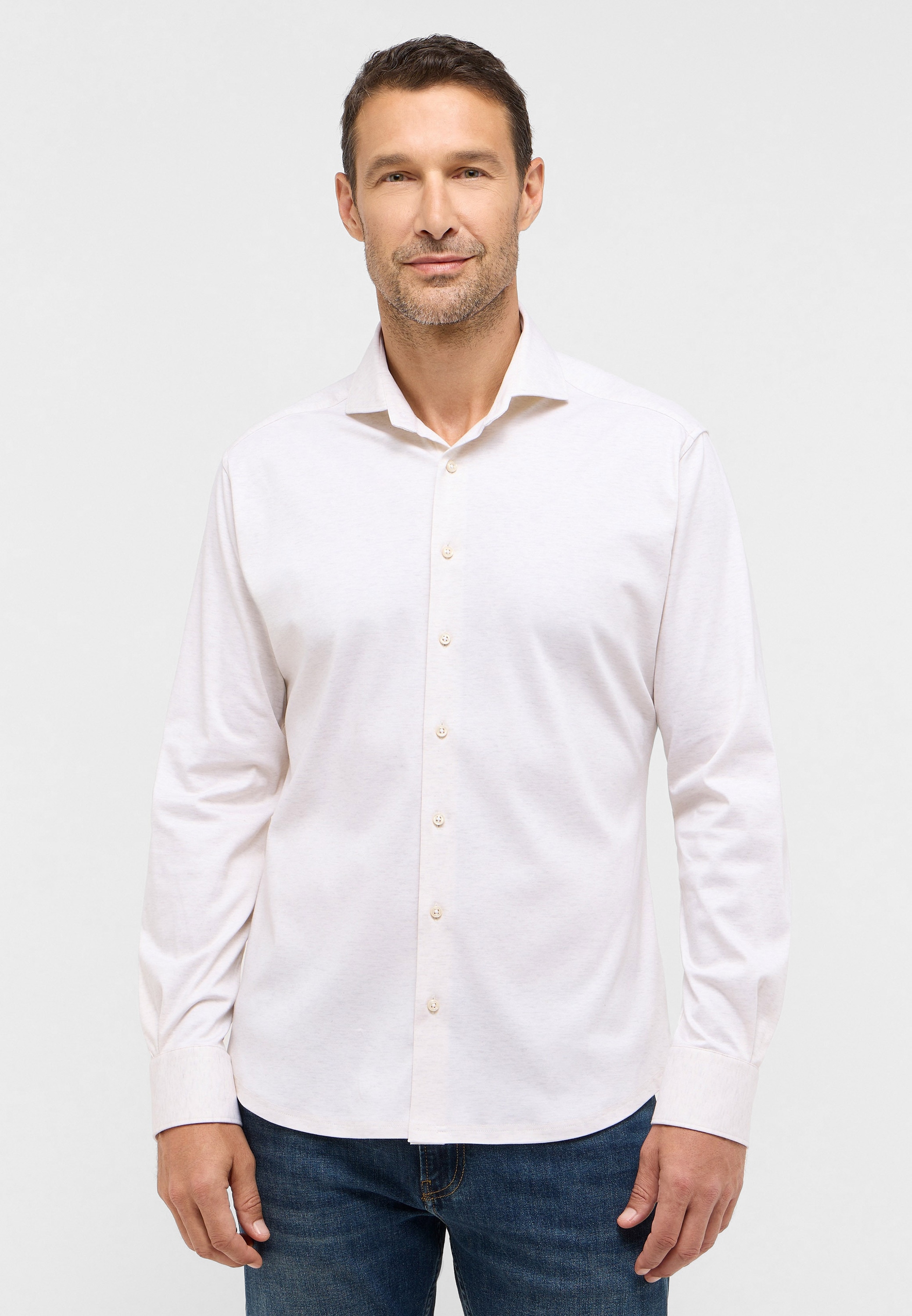 Eterna Langarmhemd »MODERN FIT« NON IRON (bügelfrei)