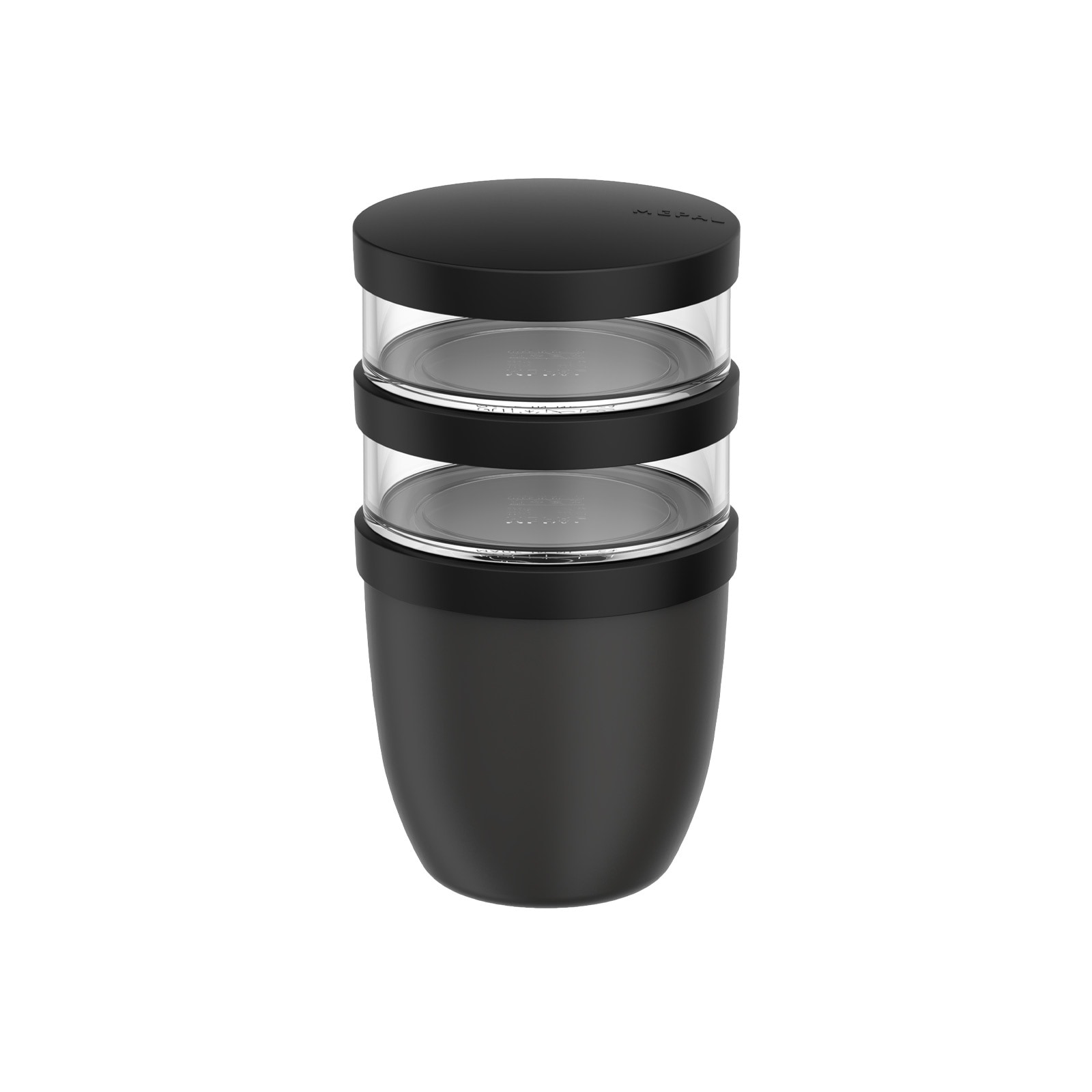 Mepal Lunchbox »Lunchpot Ellipse 500 ml + 2x 200 ml« Spülmaschinengeeignet, Mikrowellenfest