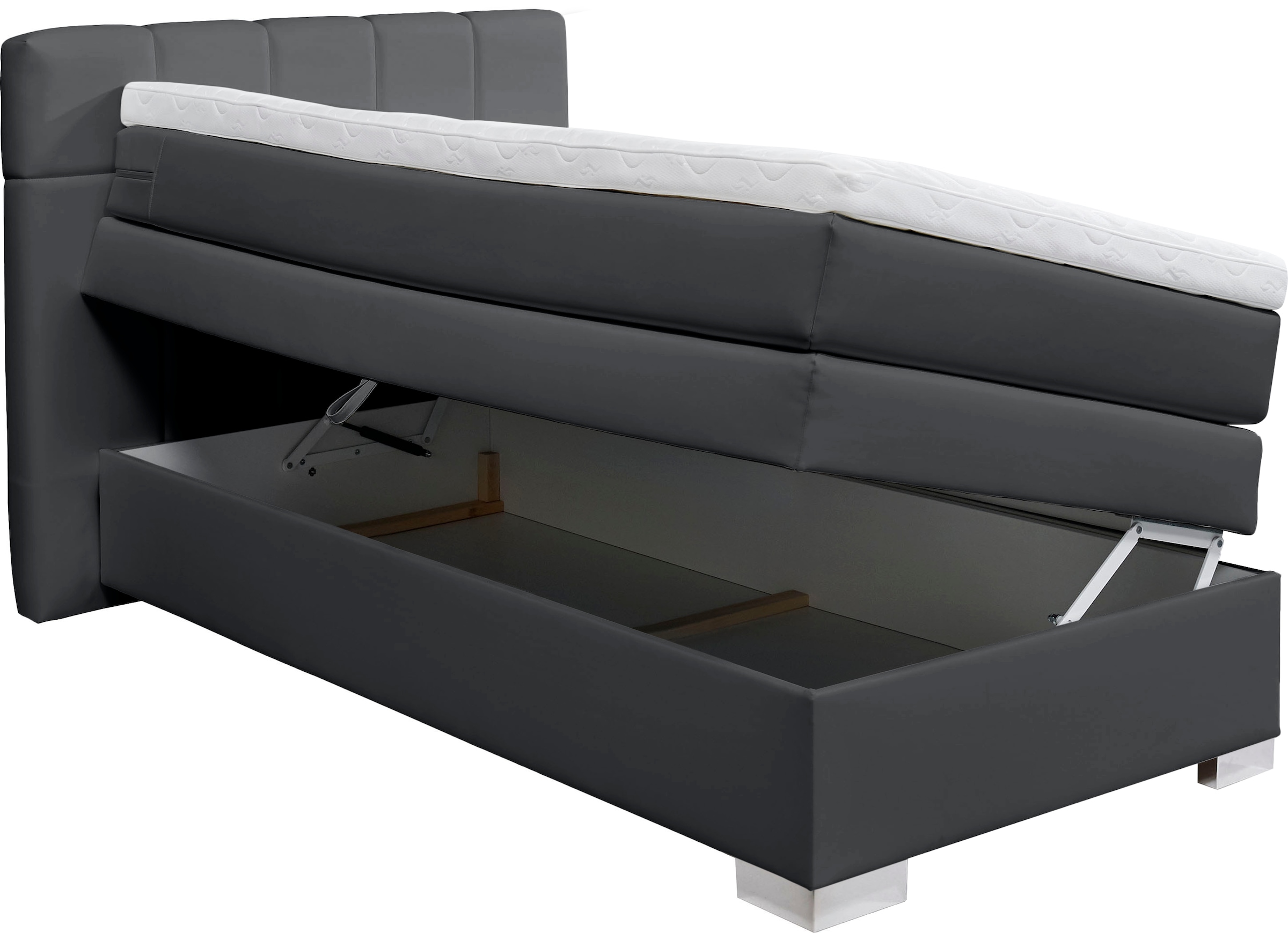 Home affaire Boxspringbett »Airdrie« inkl. Bettkasten und Topper