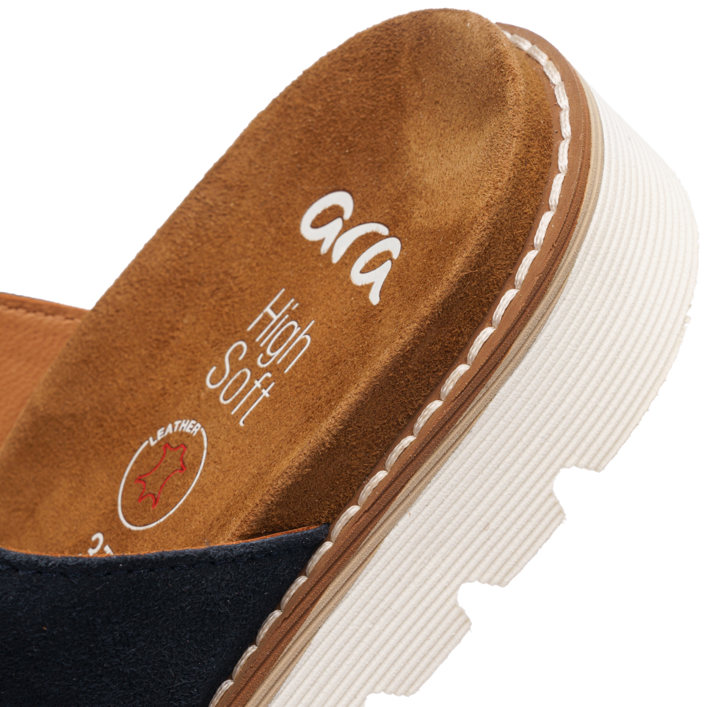 Ara Pantolette »KENT«  Schlupfschuh, Hausschuh, Bequemschuh in Komfortweite G (= weit)