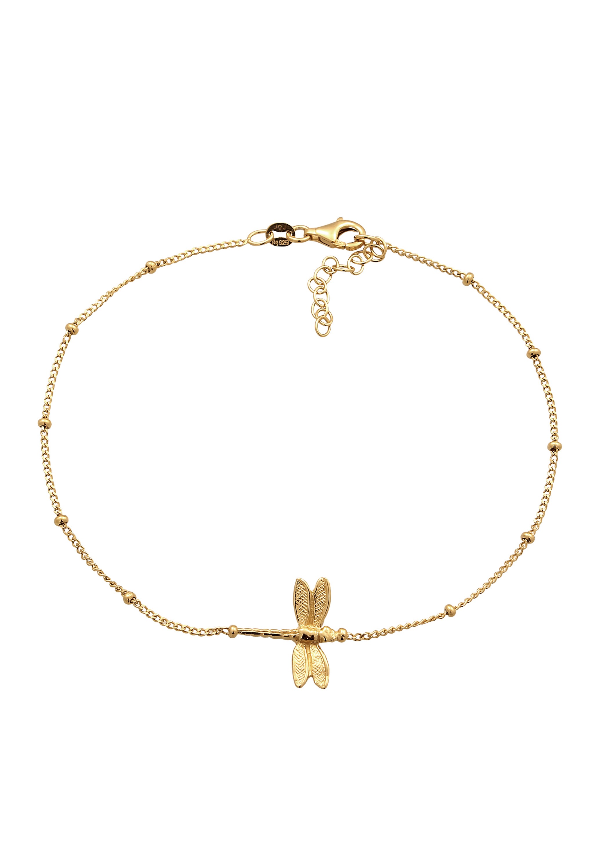 Elli Fußkette »Fußschmuck Libelle 925 Sterling Silber«