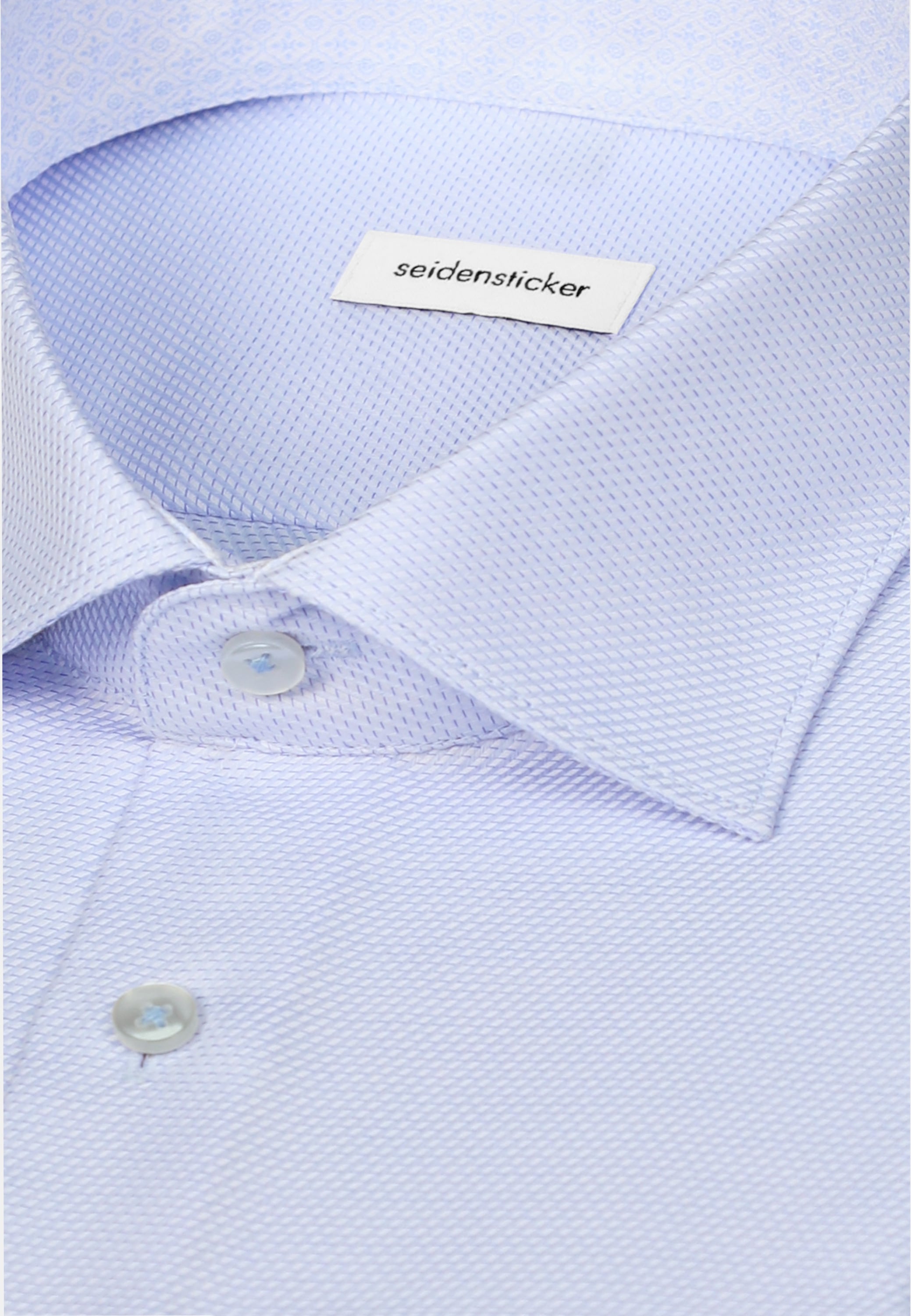 seidensticker Businesshemd »Schwarze Rose« Regular 1/1 Kentkragen Struktur