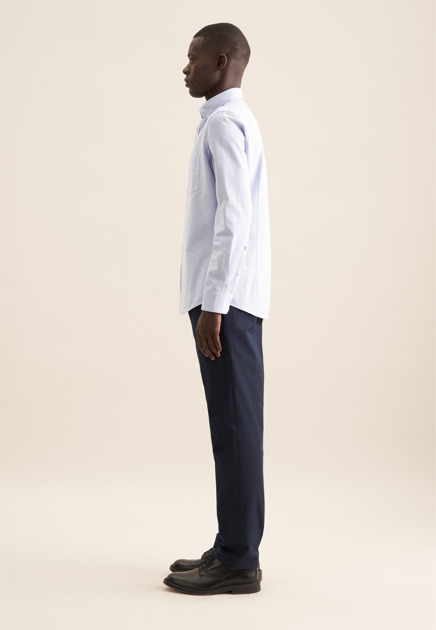 seidensticker Businesshemd, Slim 1/1 Button-Down-Kragen Uni