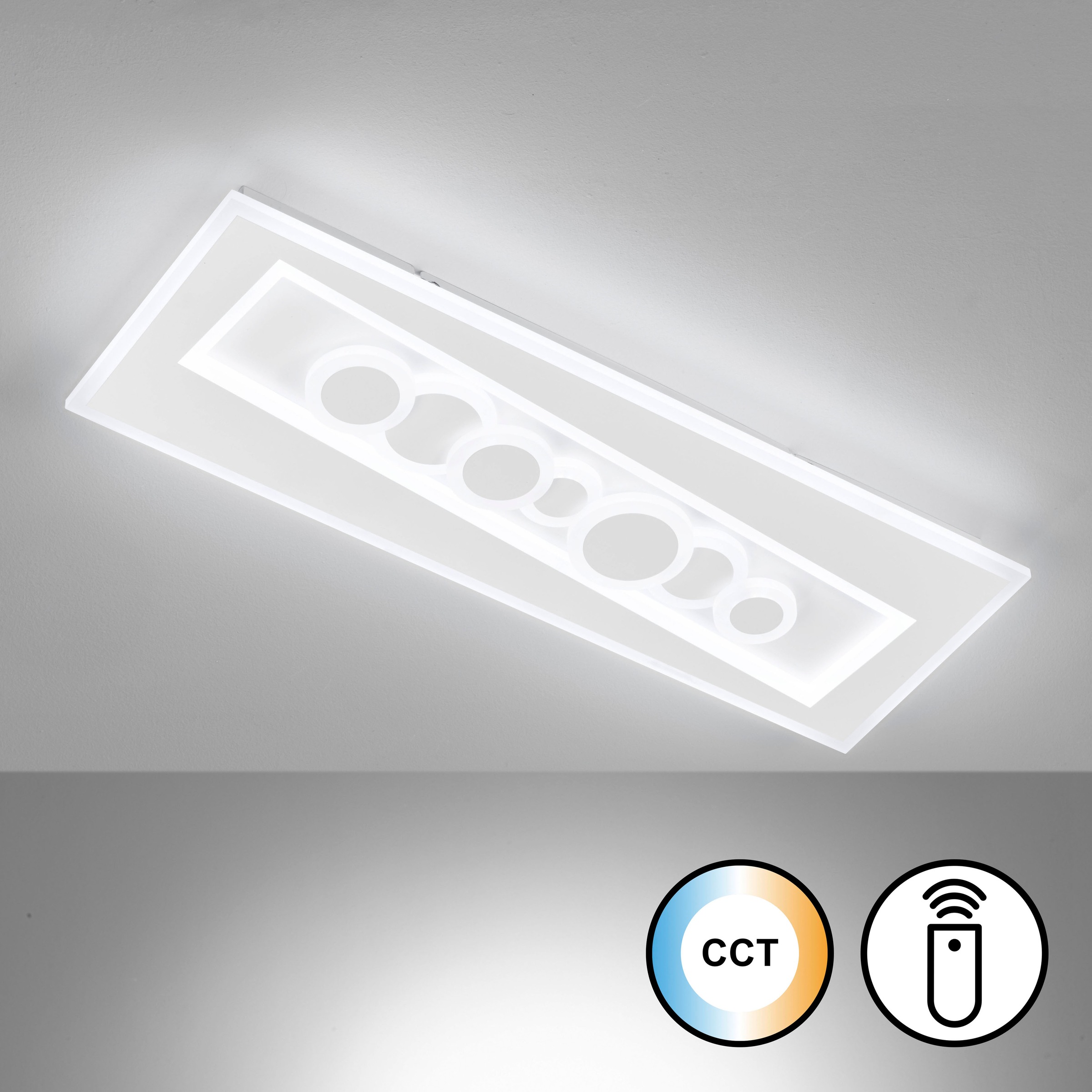 FISCHER & HONSEL Deckenleuchte »Ratio«, 1 flammig, Leuchtmittel LED-Modul | LED fest integriert, langlebige LED, dimmbar