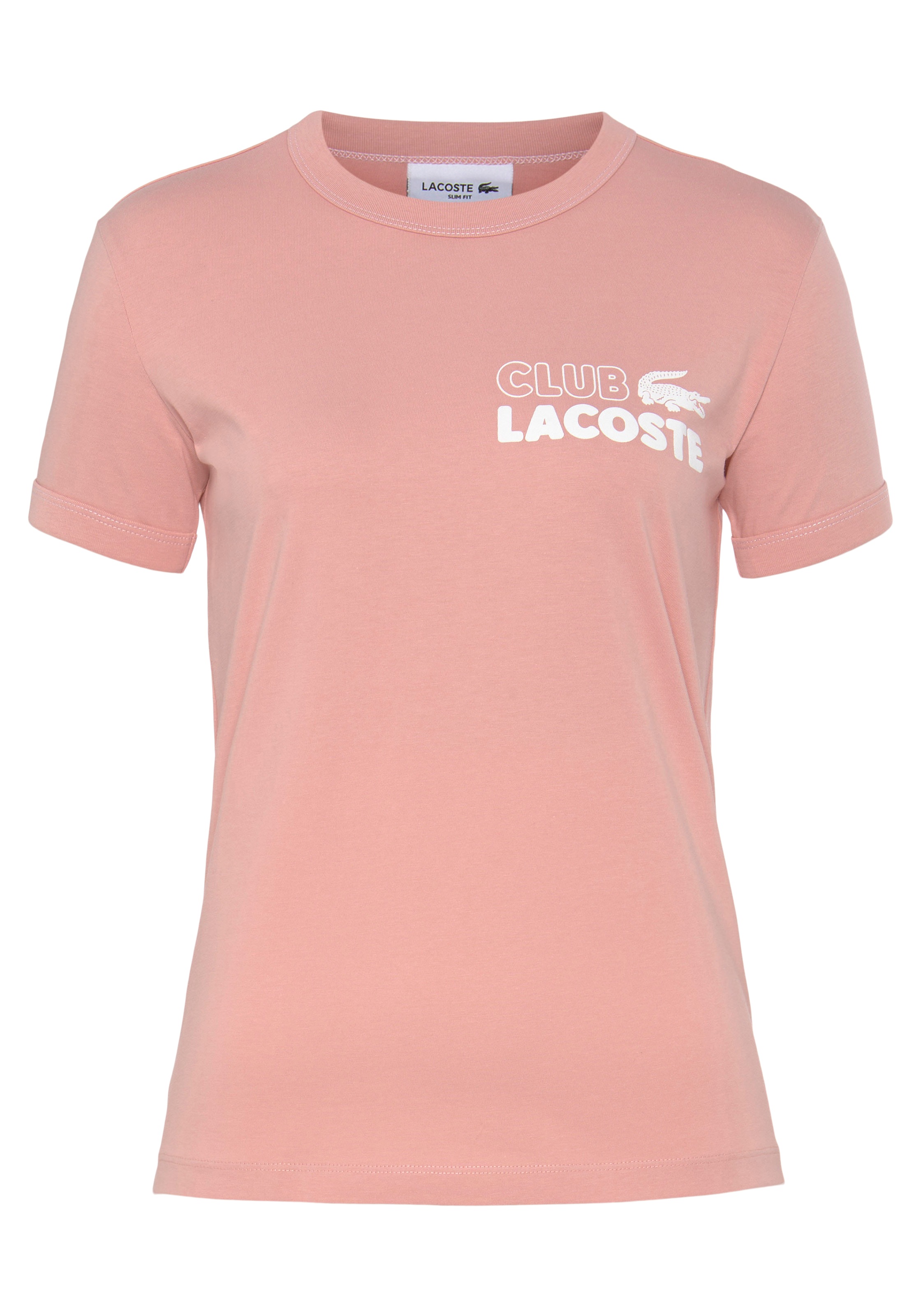 Lacoste T-Shirt, mit Logoprägung auf bei online der Brust OTTO kaufen