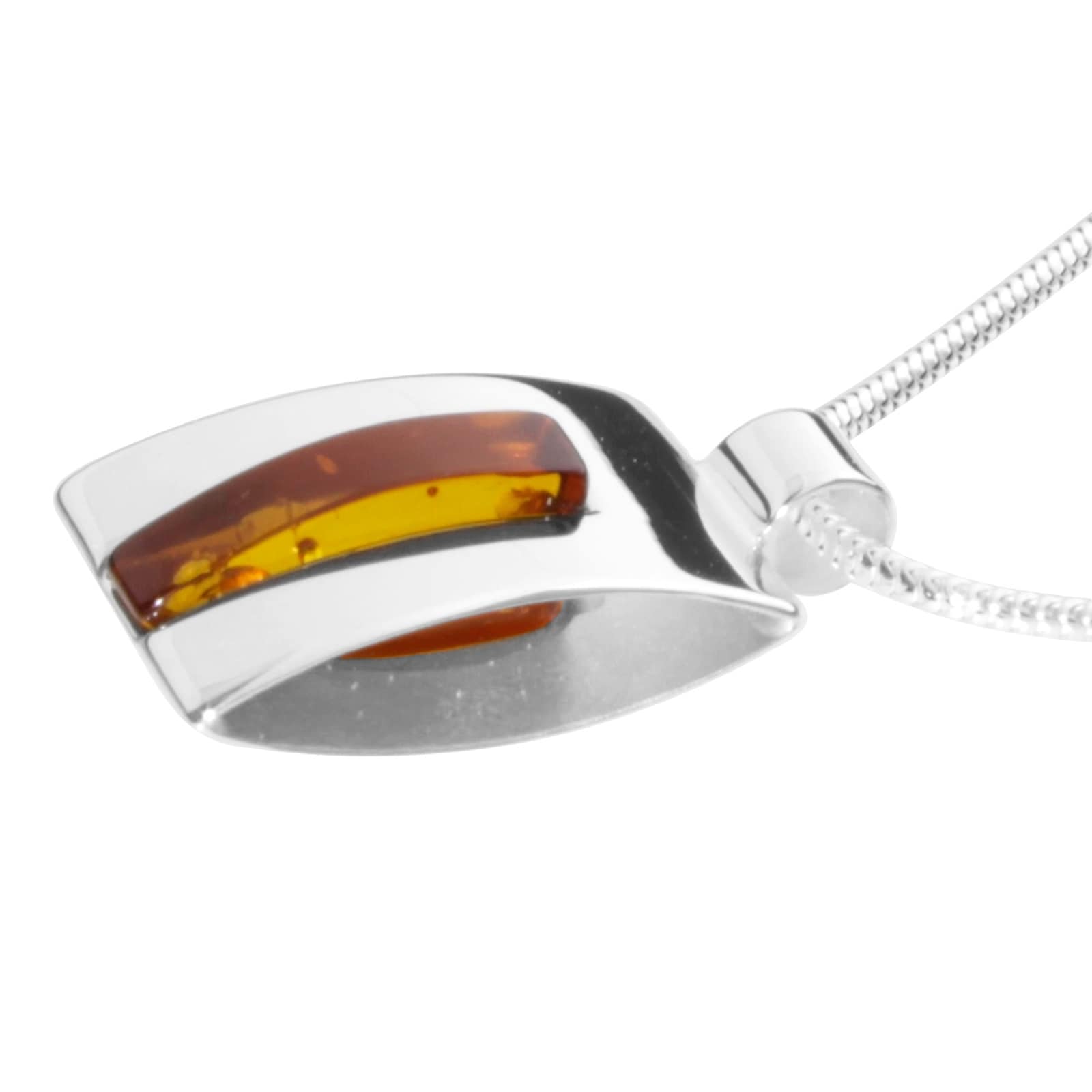 OSTSEE-SCHMUCK Kette mit Anhänger »- Zera - Silber 925/000 - Bernstein«