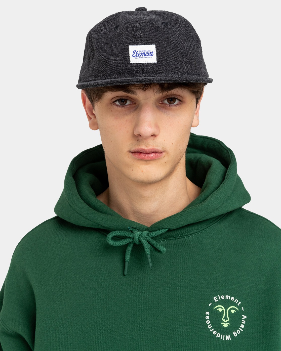 Element Snapback Cap »Pool Cap« in schwarz, Größe Einheitsgröße