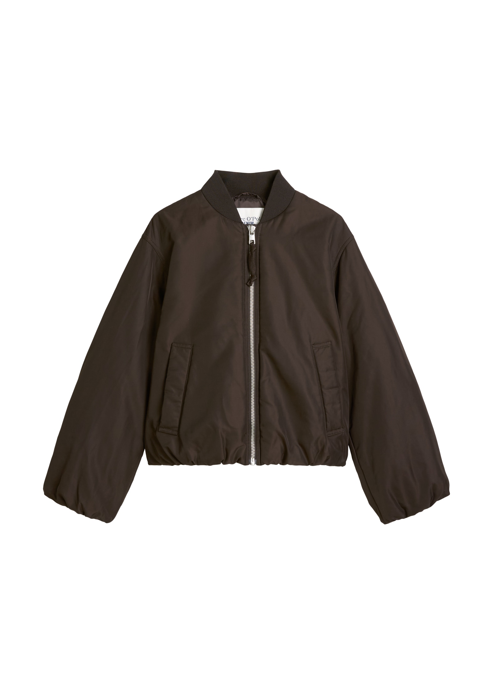 Marc O'Polo DENIM Blouson »im Aviator-Stil relaxed fit cropped aus recyceltem Polyester«