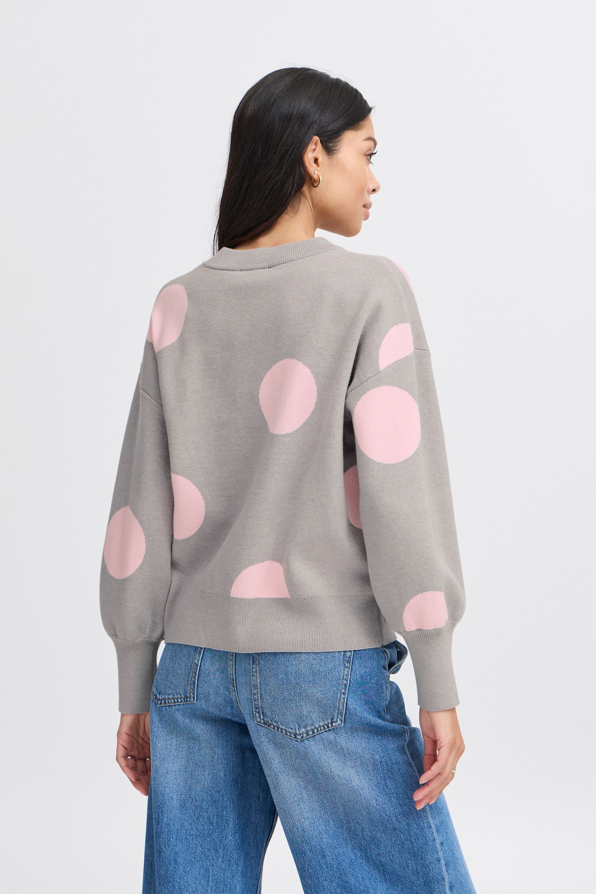 b.young Strickfleece-Pullover »Strickpullover BYOMME DOT JUMPER -«