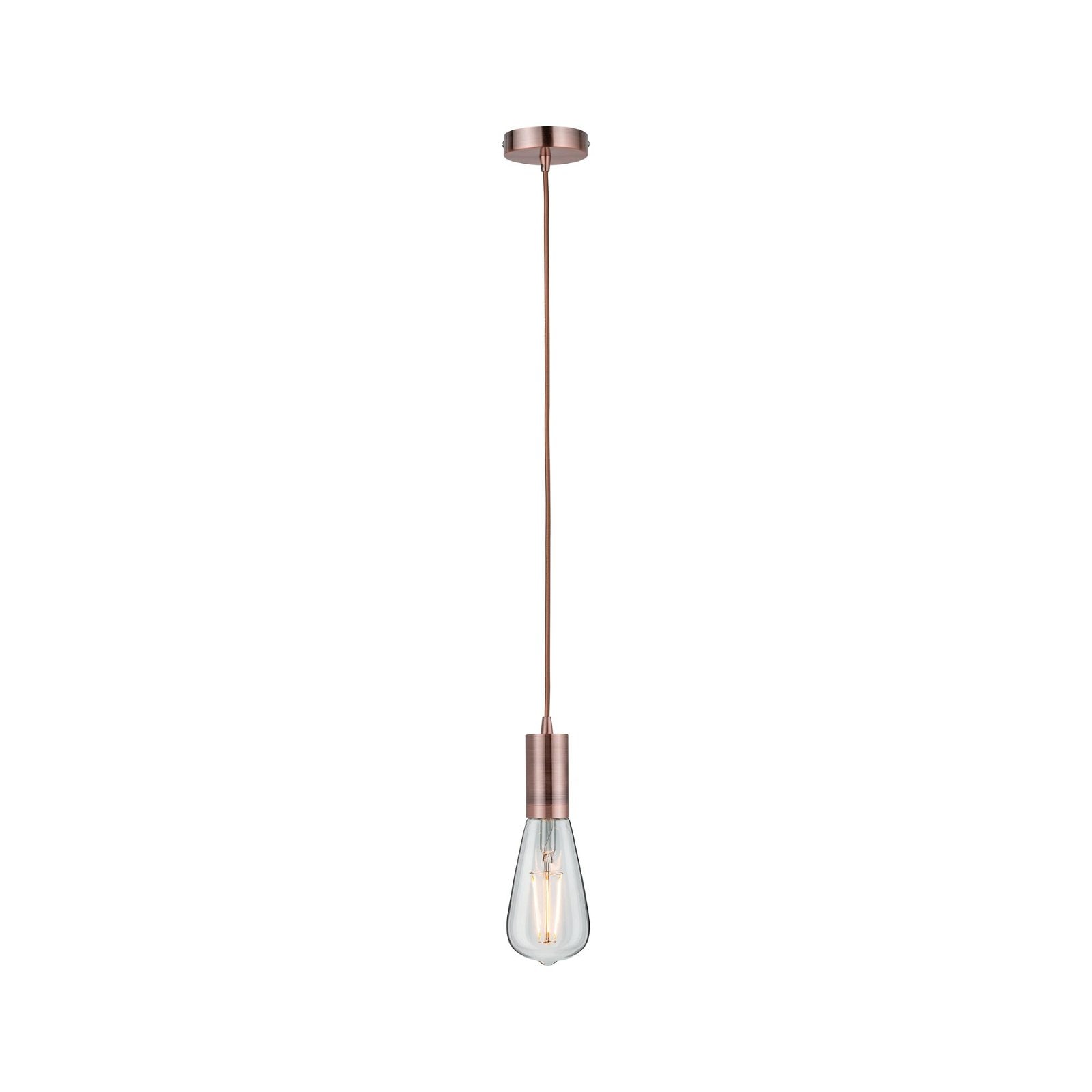 Paulmann Pendelleuchte »Neordic Haldis max. 1x60W Kupfer 230V Metall«, 1 flammig, Leuchtmittel E27 | ohne Leuchtmittel, E27