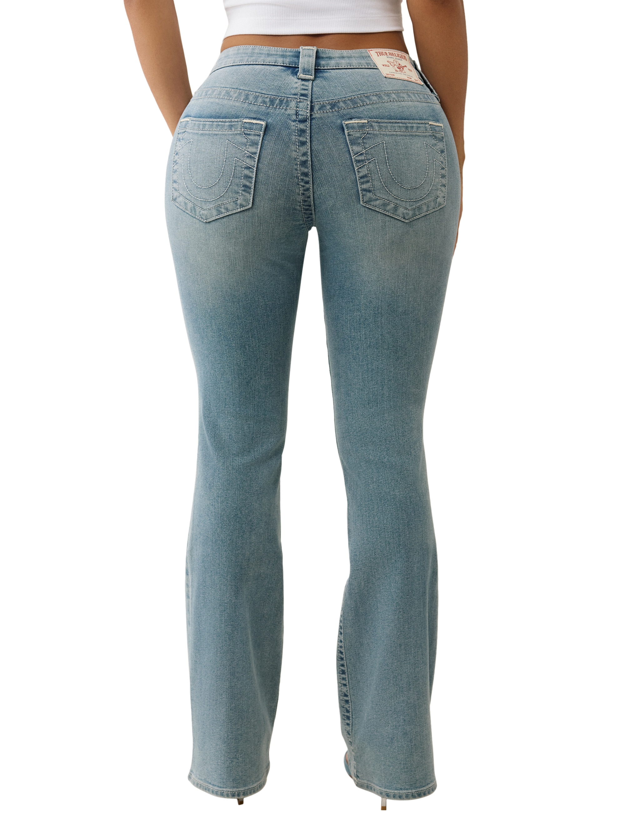 True Religion Bootcut-Jeans »BECCA MR BOOTCUT« Baumwolle, bootcut fit