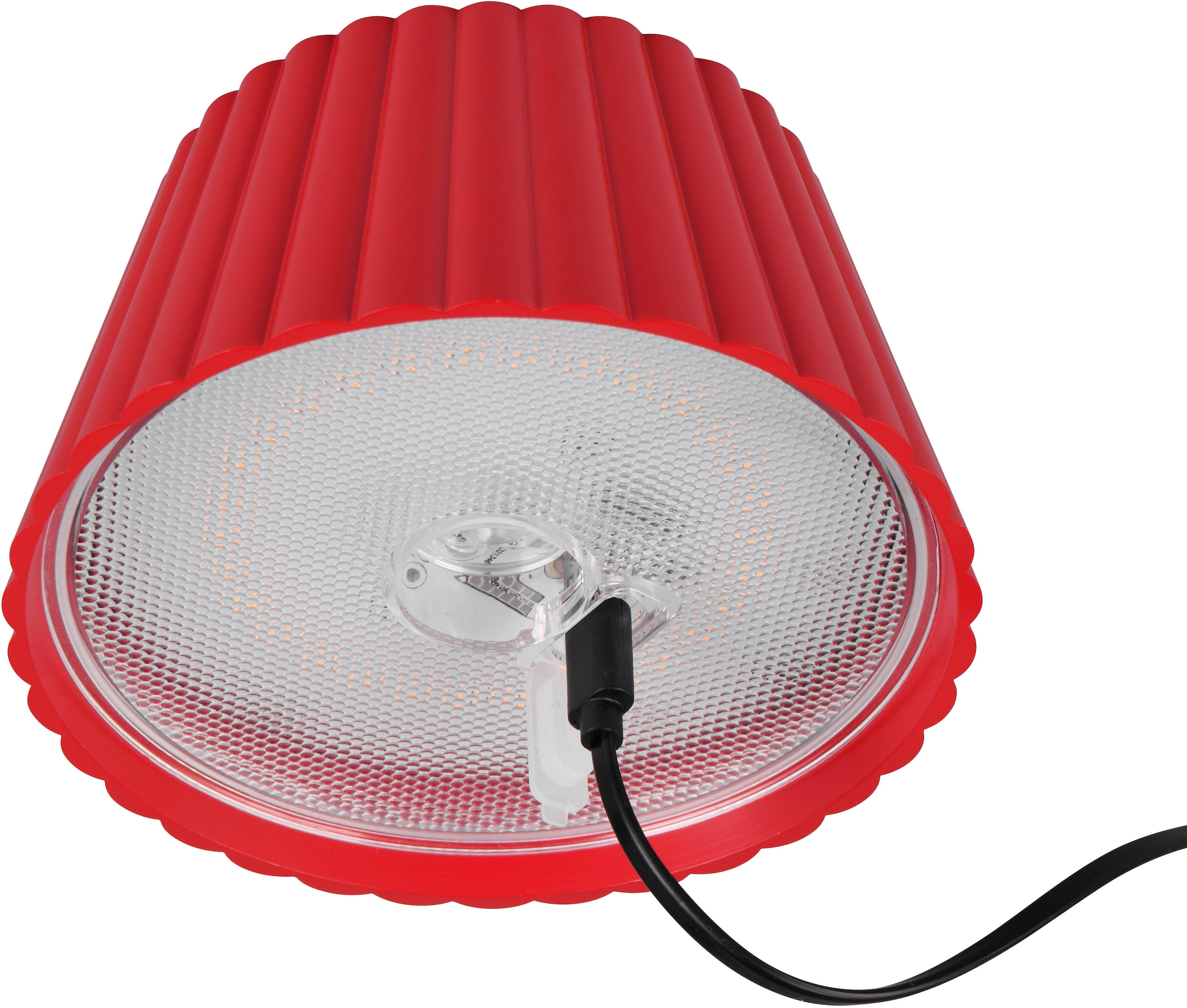 REALITY Leuchten LED Außen-Stehlampe »SUAREZ«, 1 flammig, Leuchtmittel LED-Board | LED fest integriert, Outdoor Akku Stehleuchte 123 cm, Touch-Dimmer, USB-C Anschluss, IP44