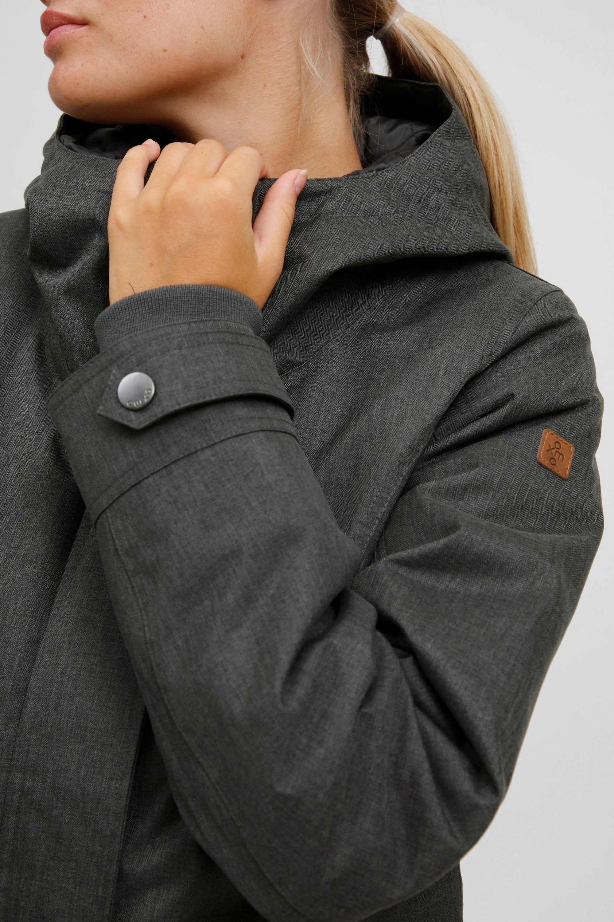 OXMO Kurzjacke »Kurzjacke OXBellissa«, mit Kapuze