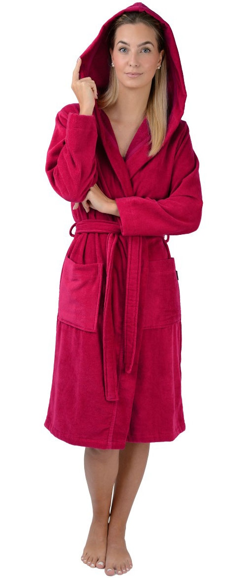Wewo fashion Damenbademantel »5811« 1 Stk. Leicht-Velour