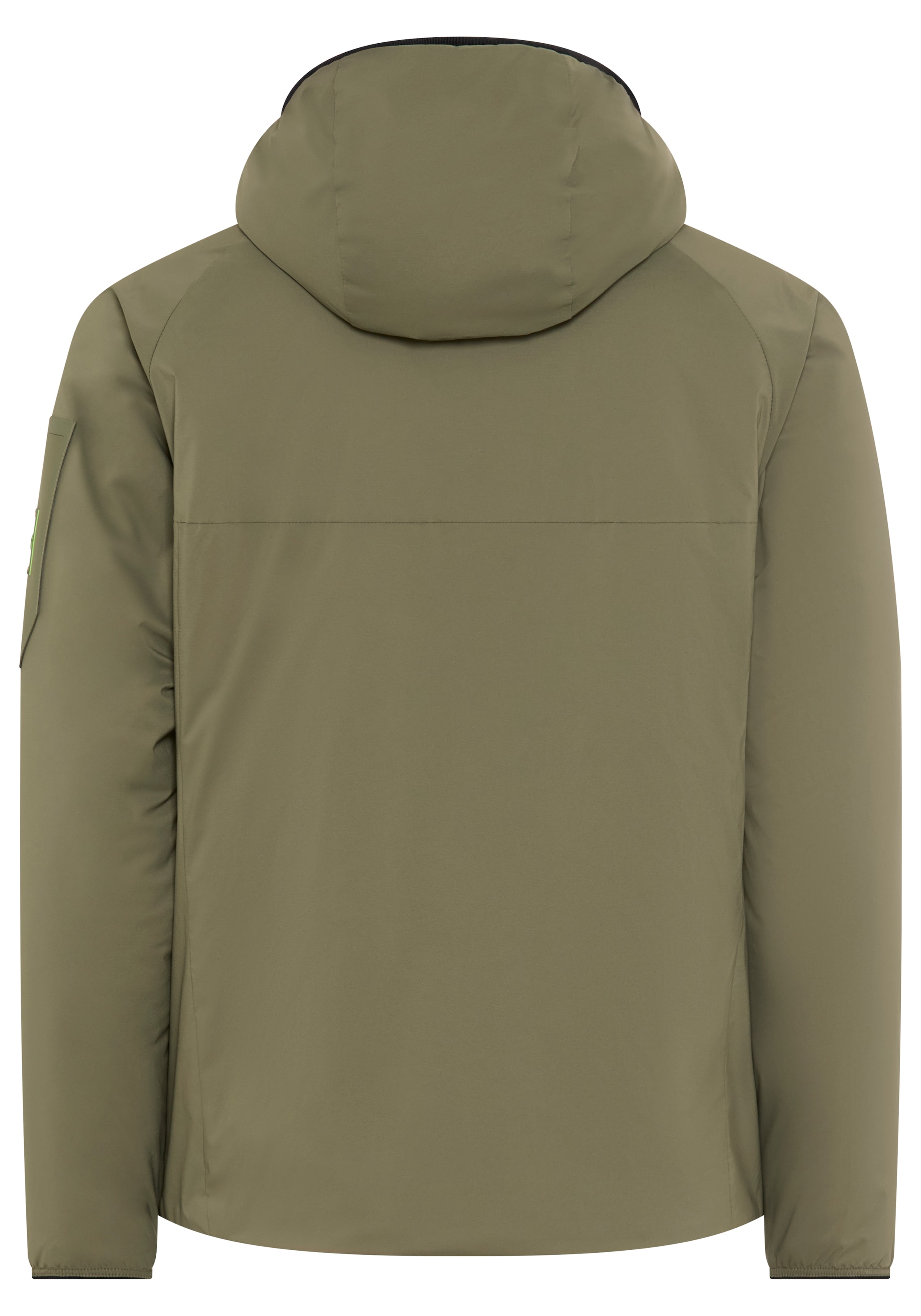 BOSS GREEN Outdoorjacke mit Kapuze leicht wattiert, 4-Wege-Stretch-Qualität, Regular Fit