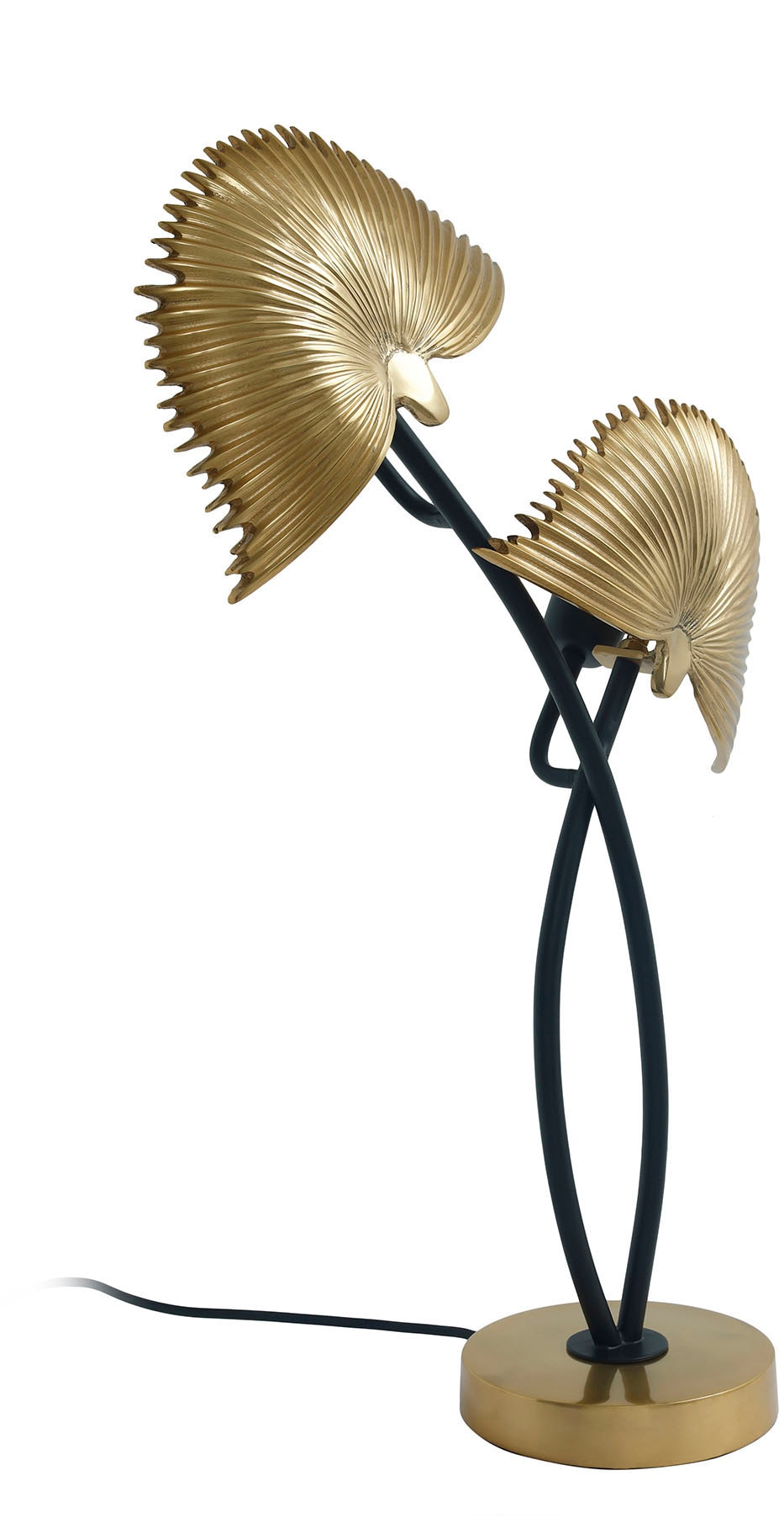 Kayoom Tischleuchte »Tischlampe Twinflame 125«, 2 flammig, Leuchtmittel E27 | ohne Leuchtmittel, Dekorative Tischlampe mit zwei Lichtobjekten aus Metall