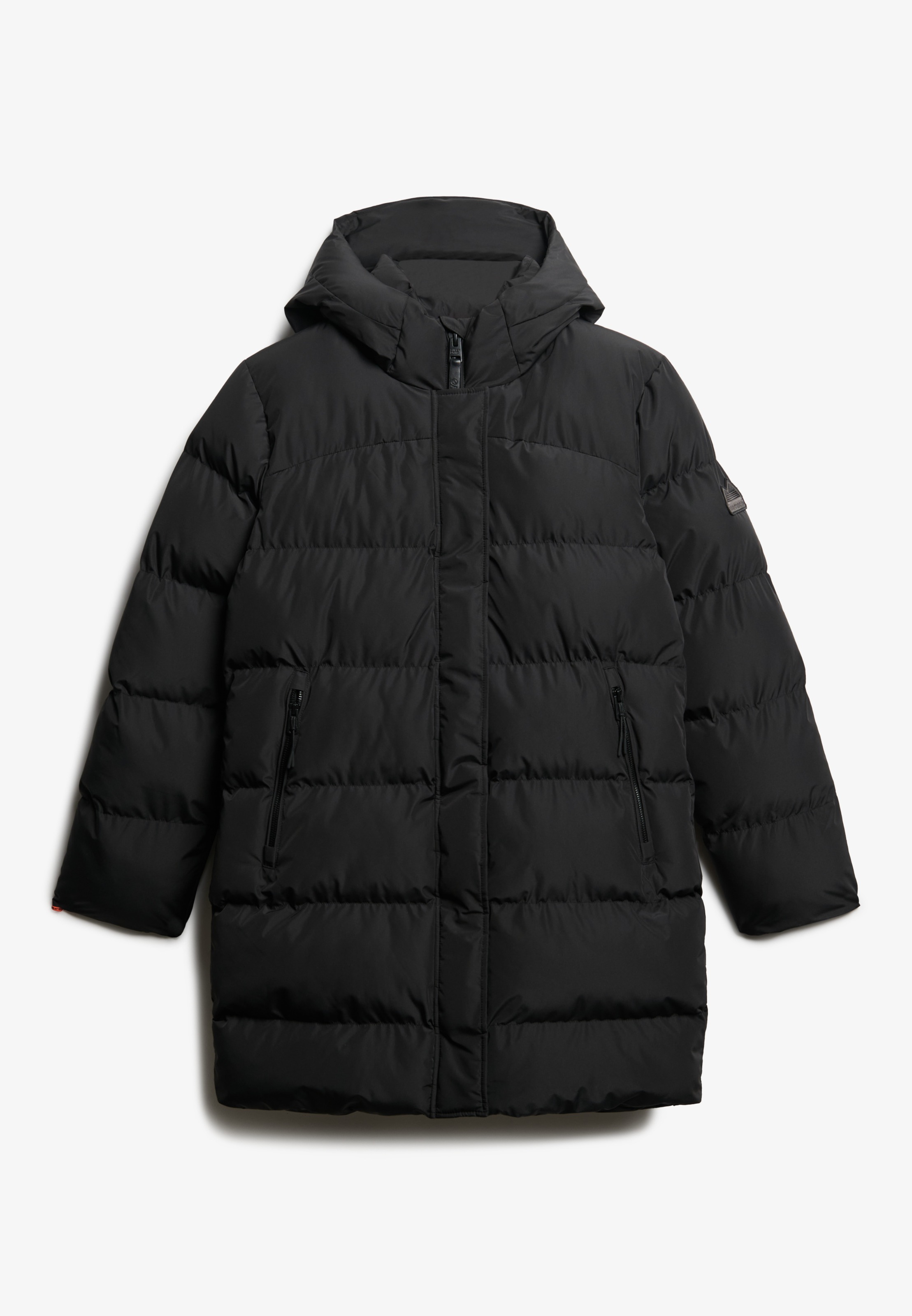 Superdry Steppjacke »HOODED SPORTS PUFFER MID JKT«, mit Kapuze