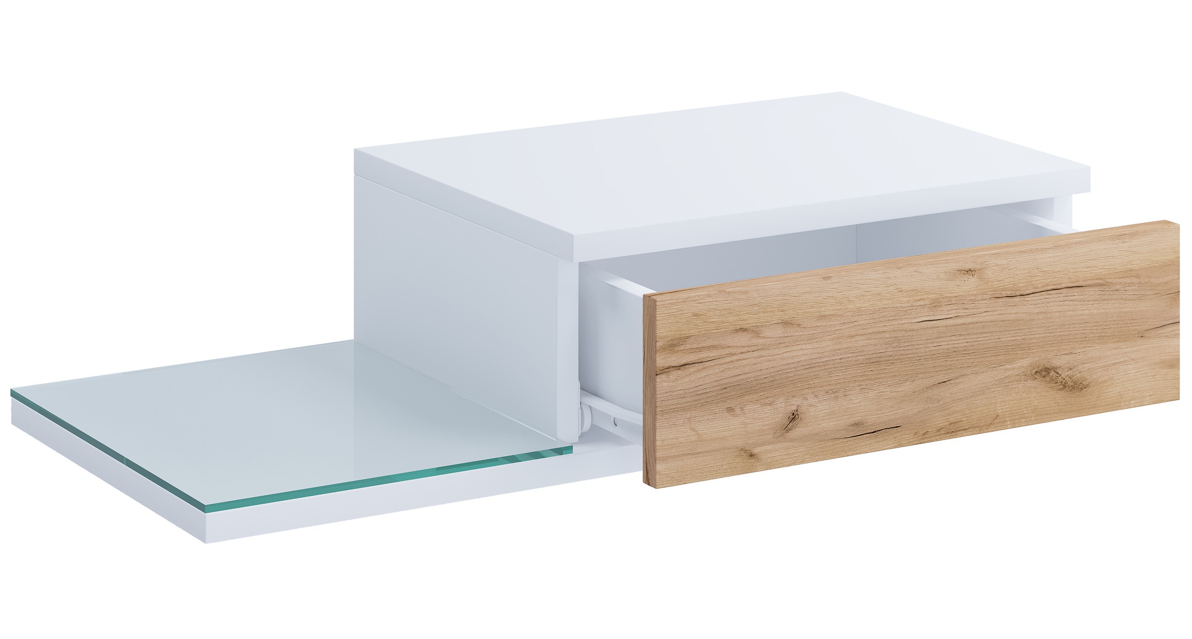 VCM Nachttisch »Design Wandschublade Nachttisch Regal Konsila L«
