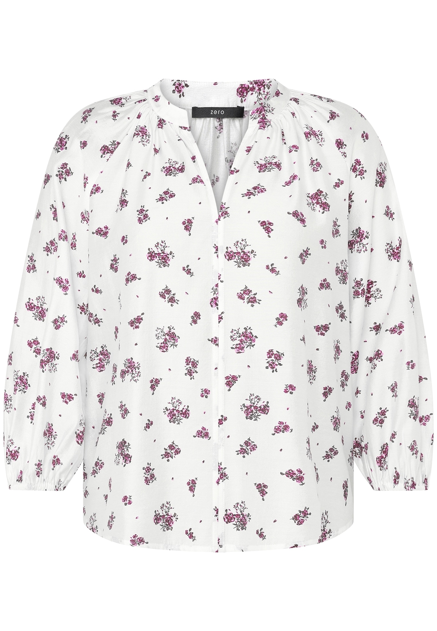 Zero Schlupfbluse »Schlupfbluse mit Blumen«