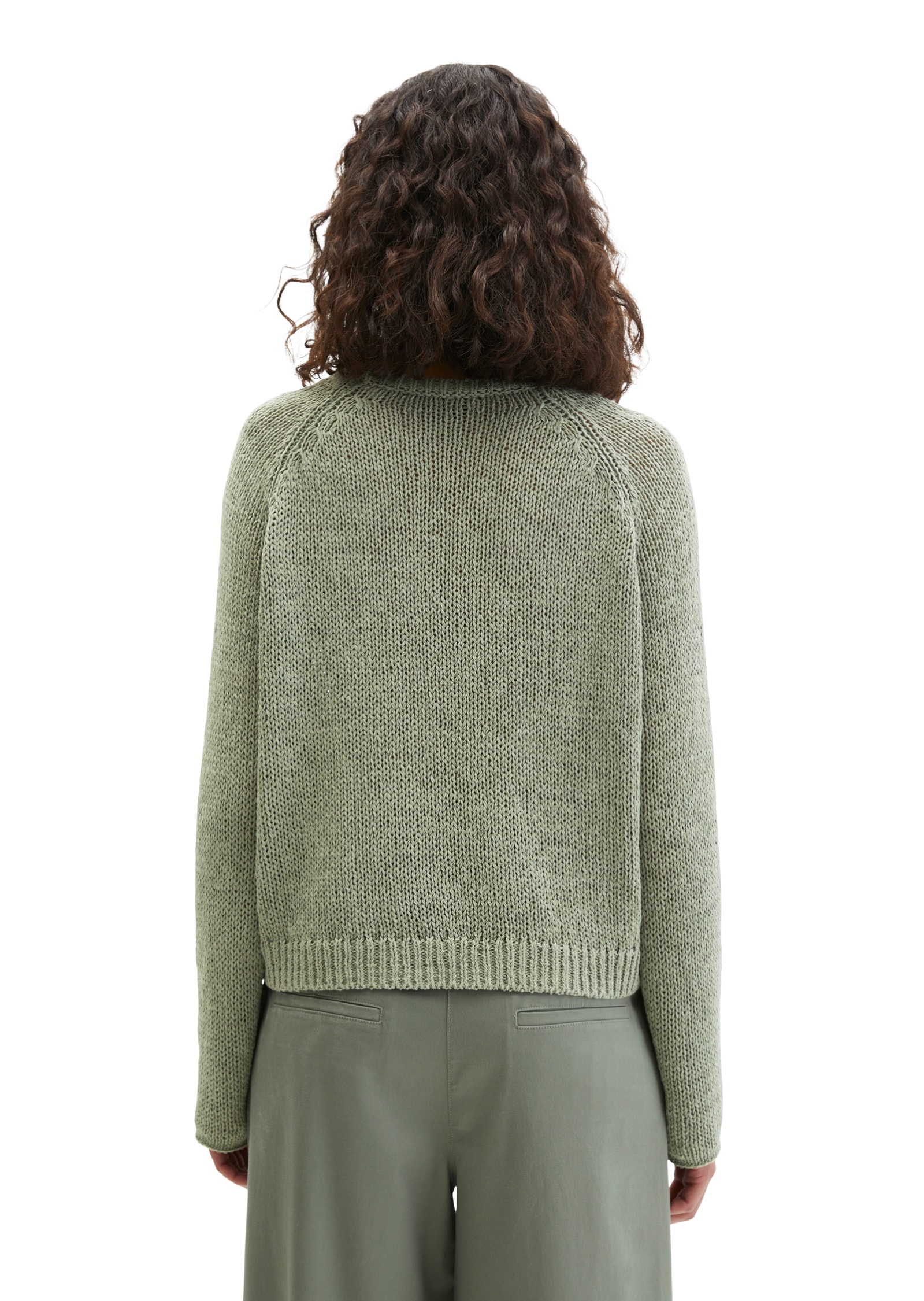 Marc O'Polo Rundhalspullover aus Bändchengarn