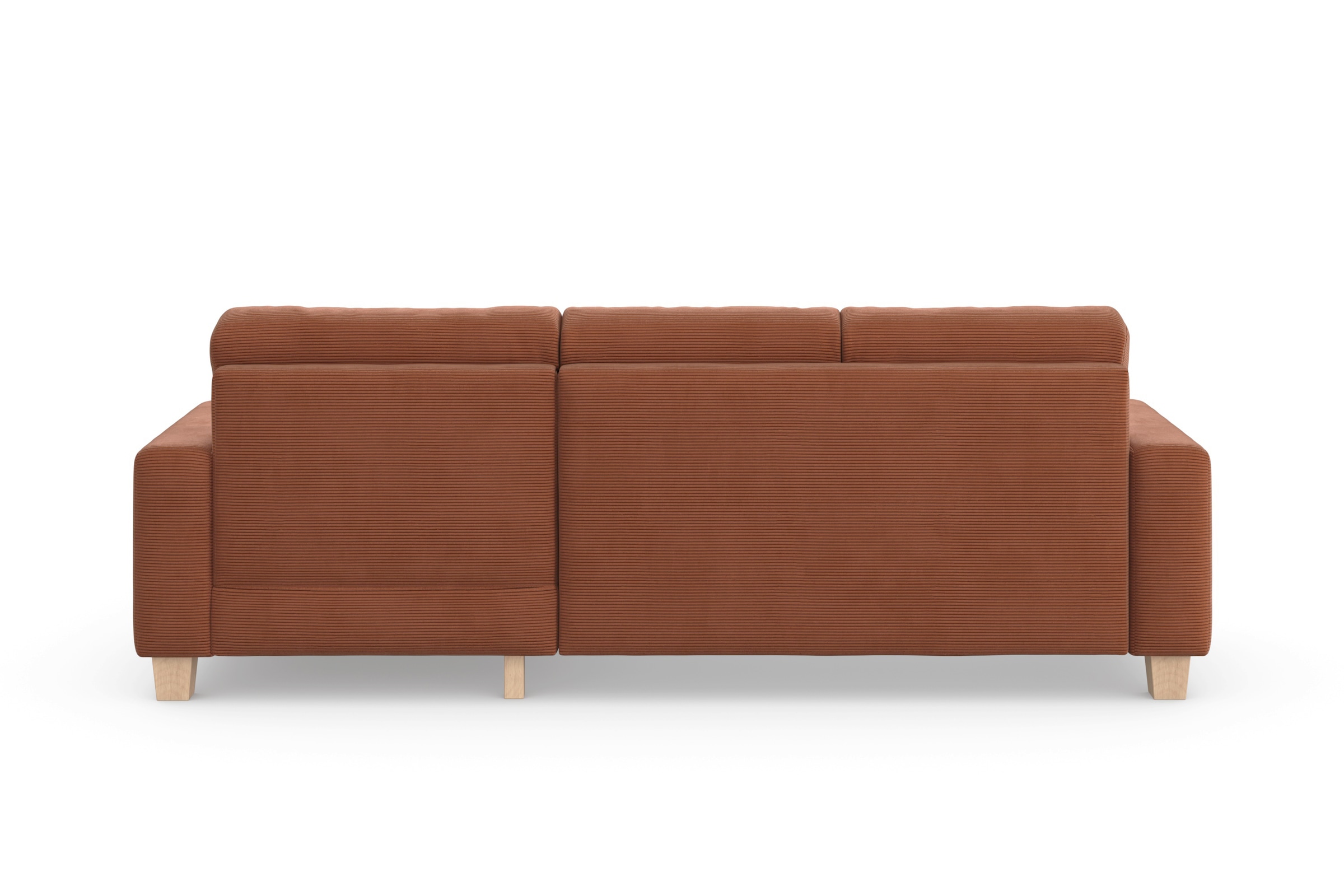 Home affaire Ecksofa »Summer L-Form«, mit Recamiere, mit oder ohne Bettfunktion und Bettkasten, Cord-Bezug