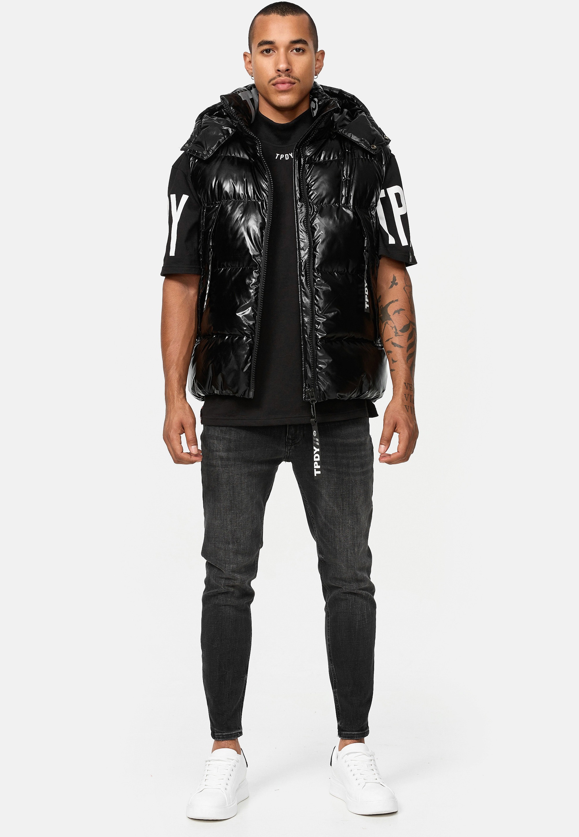 trueprodigy Steppweste »Darko Reflektierender Innenkragen Kapuze extra große Seitentaschen«