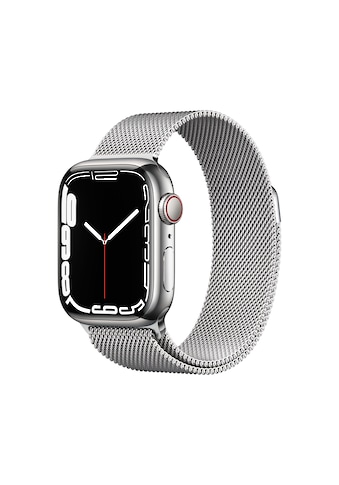 Apple Smartwatch »Series 7, GPS + Cellular, Aluminium-Gehäuse, 41mm«, (Watch OS 8) kaufen
