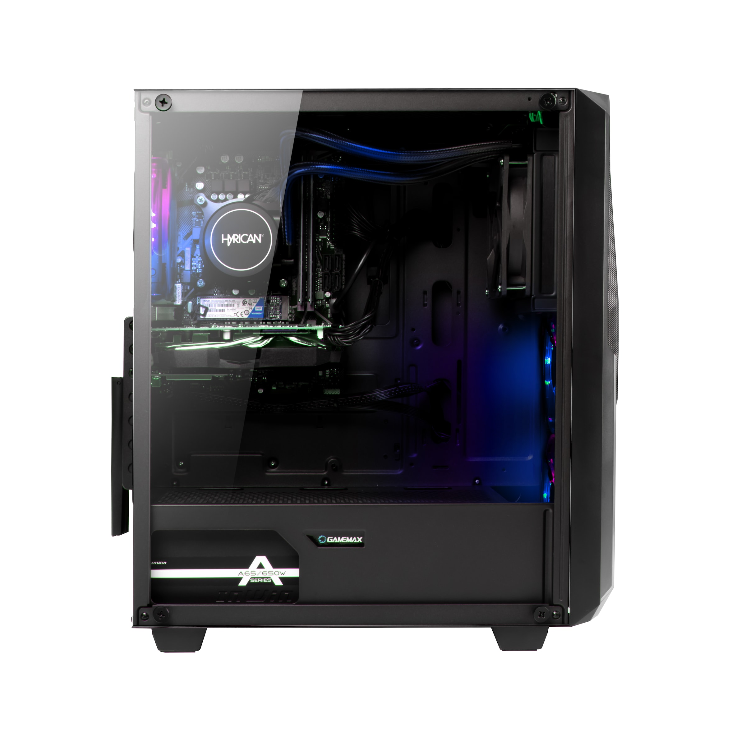 Hyrican Gaming-PC-Komplettsystem »Striker SET02206«, Windows 11, inklusive 27" Monitor AOC C27G2AE/BK