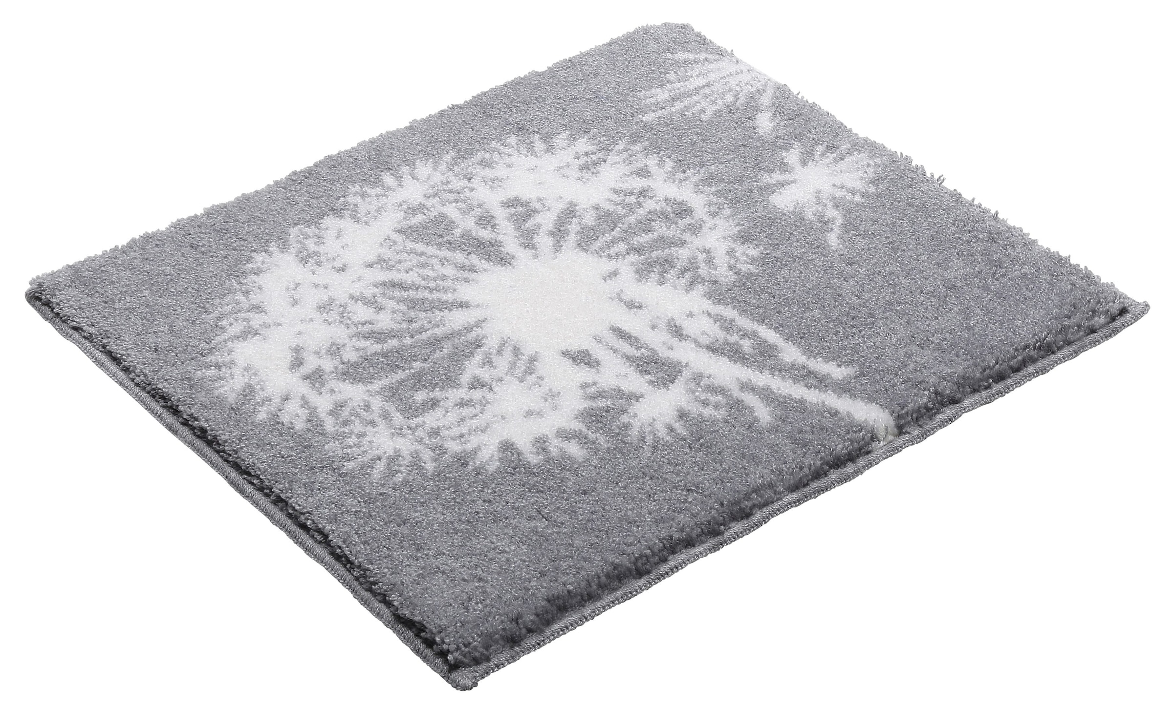 Grund Badematte »Pusteblume, Badvorleger, Badezimmer Teppich, sehr weich« Höhe 20 mm rutschhemmend beschichtet fußbodenheizungsgeeignet | schnell trocknend weiche Haptik, auch als 2-teiliges Set erhältlich, Made in Europe