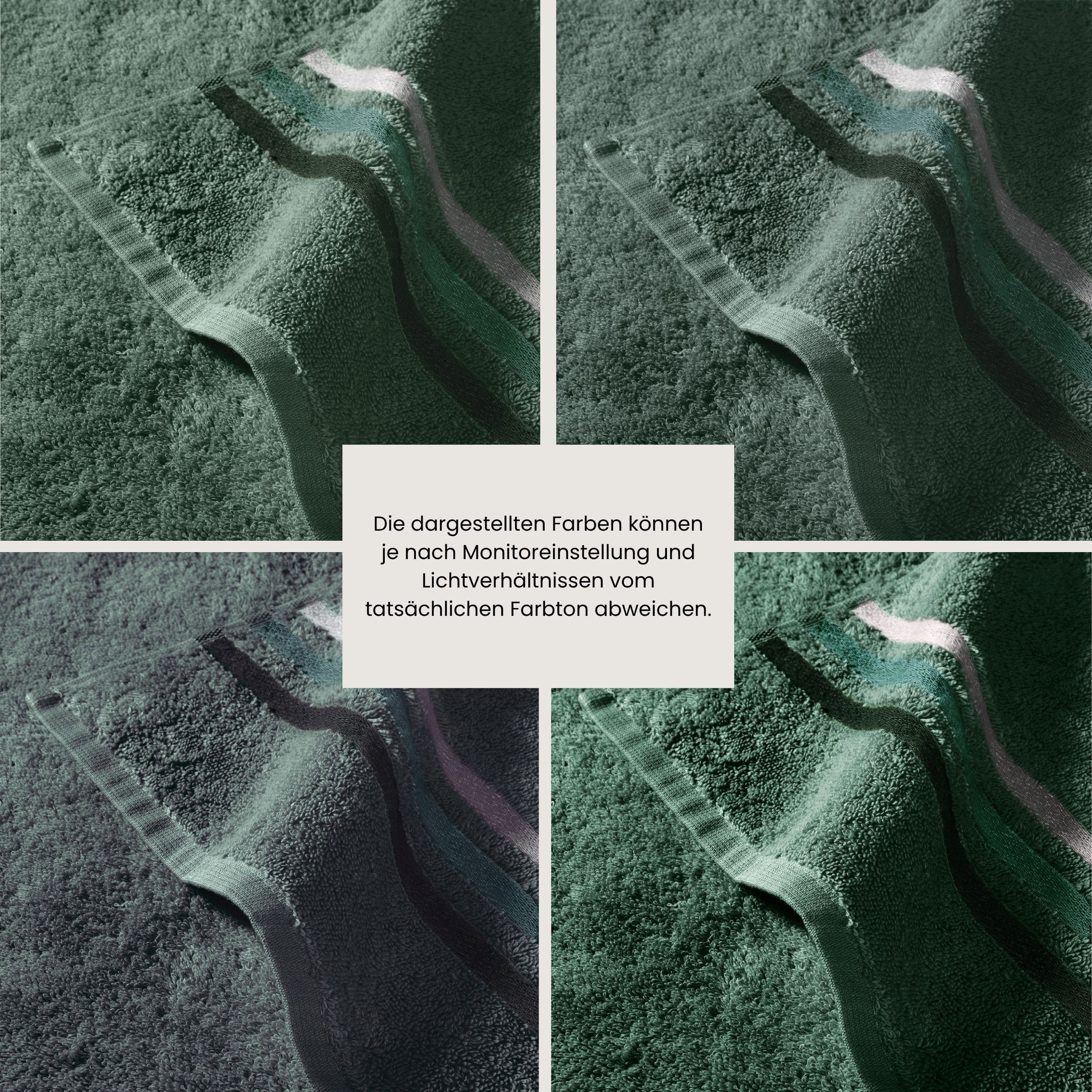 Schiesser Handtücher »Skyline Color aus 100 % Baumwolle mit eleganter Streifenbordüre« OEKO-TEX® MADE IN GREEN